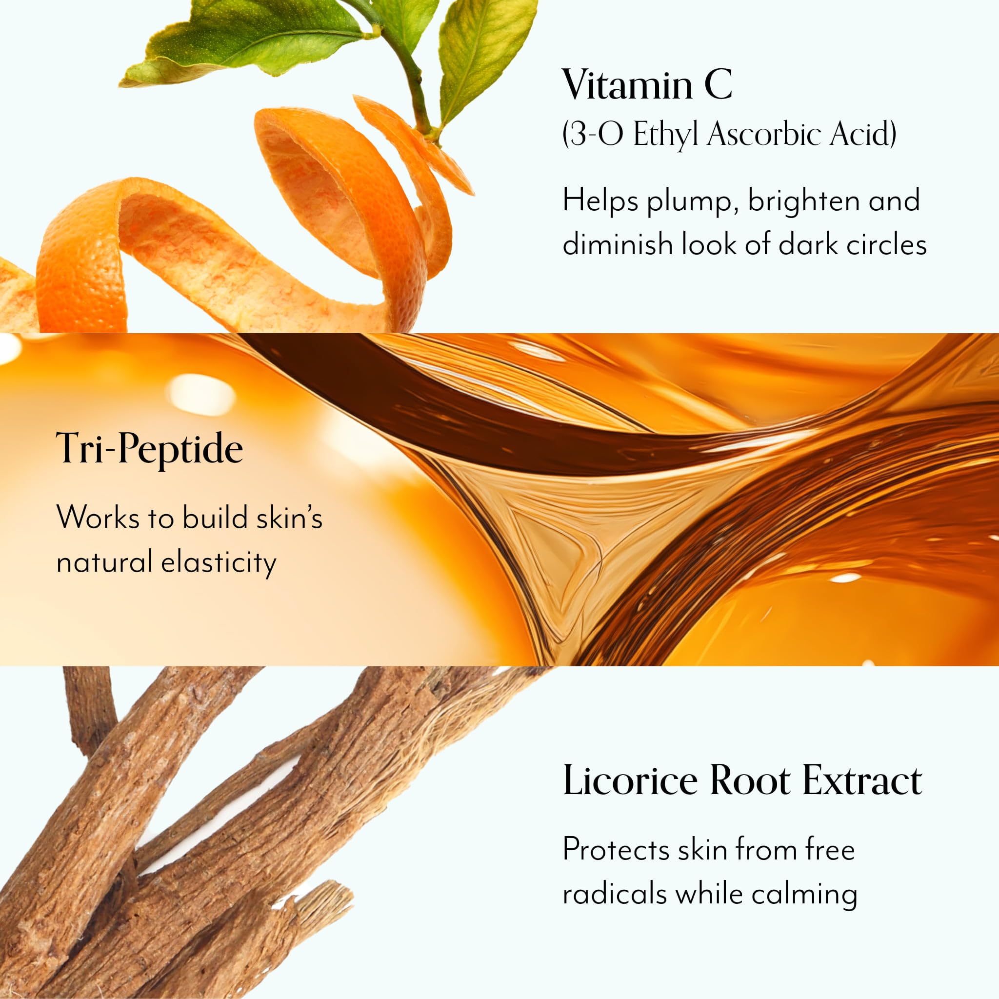 Bliss Bright Idea Vitamin C Eye Cream - Brighten & Hydrate Anti-Aging Treatment, Reduces Fine Lines, Boosts Collagen & Firms, 3-O-Ethyl Ascorbic Acid, Tri-Peptide & Licorice Root, 0.5fl oz - Image 3