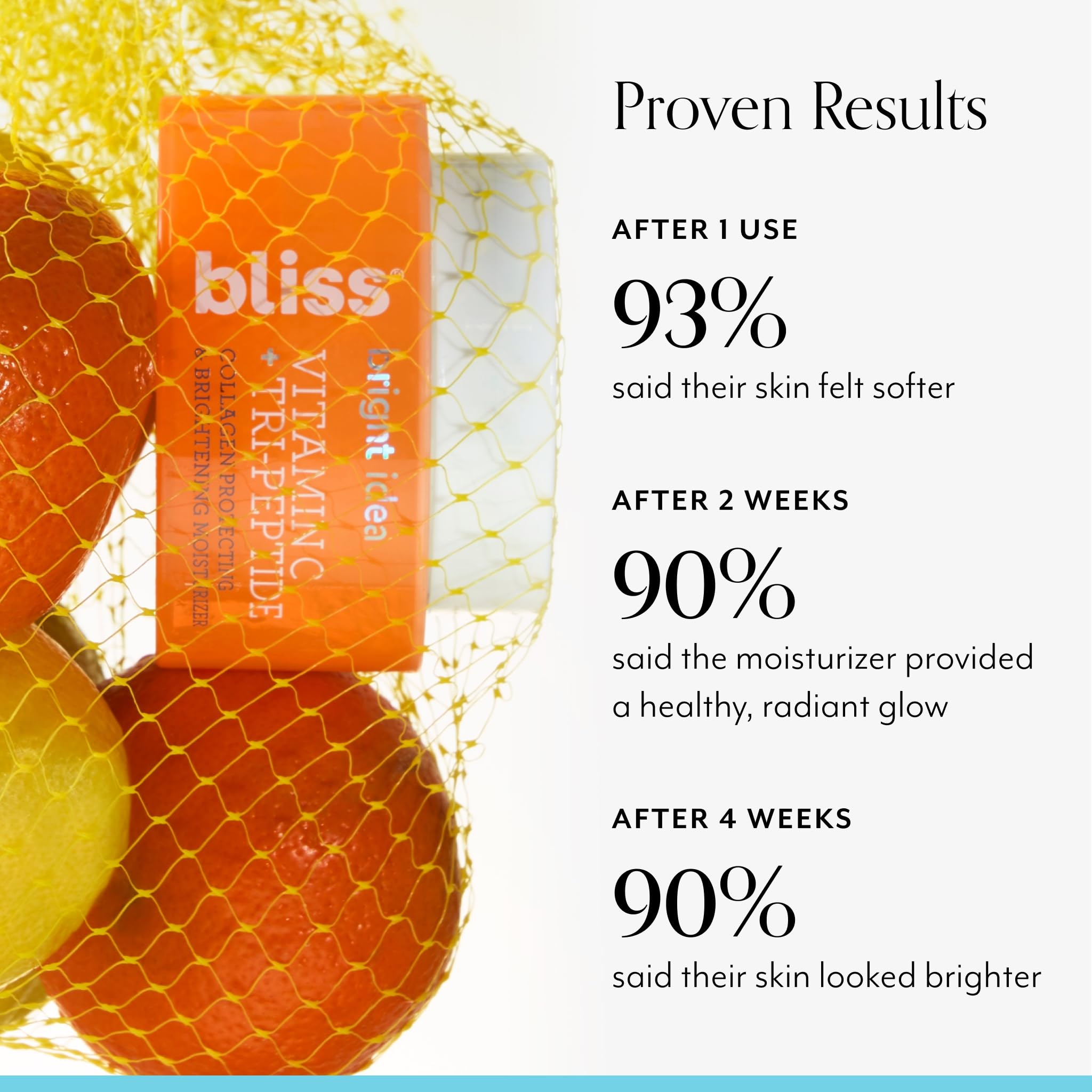 Bliss Brighten & Glow Duo: Vitamin C + Tri-Peptide Brightening Serum & Vitamin C Brightening Moisturizer Set - Image 4
