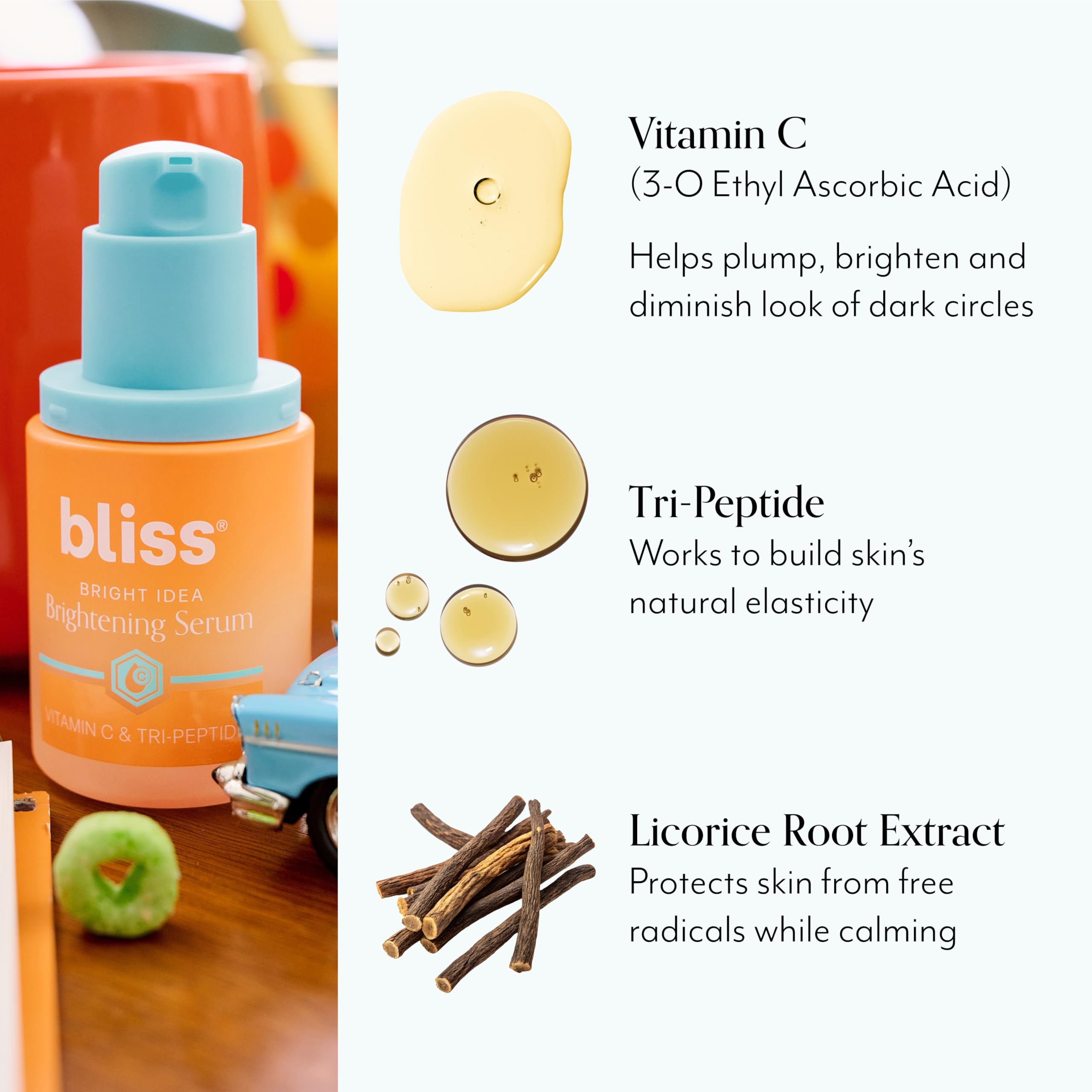 Bliss Brighten & Glow Duo: Vitamin C + Tri-Peptide Brightening Serum & Vitamin C Brightening Moisturizer Set - Image 7