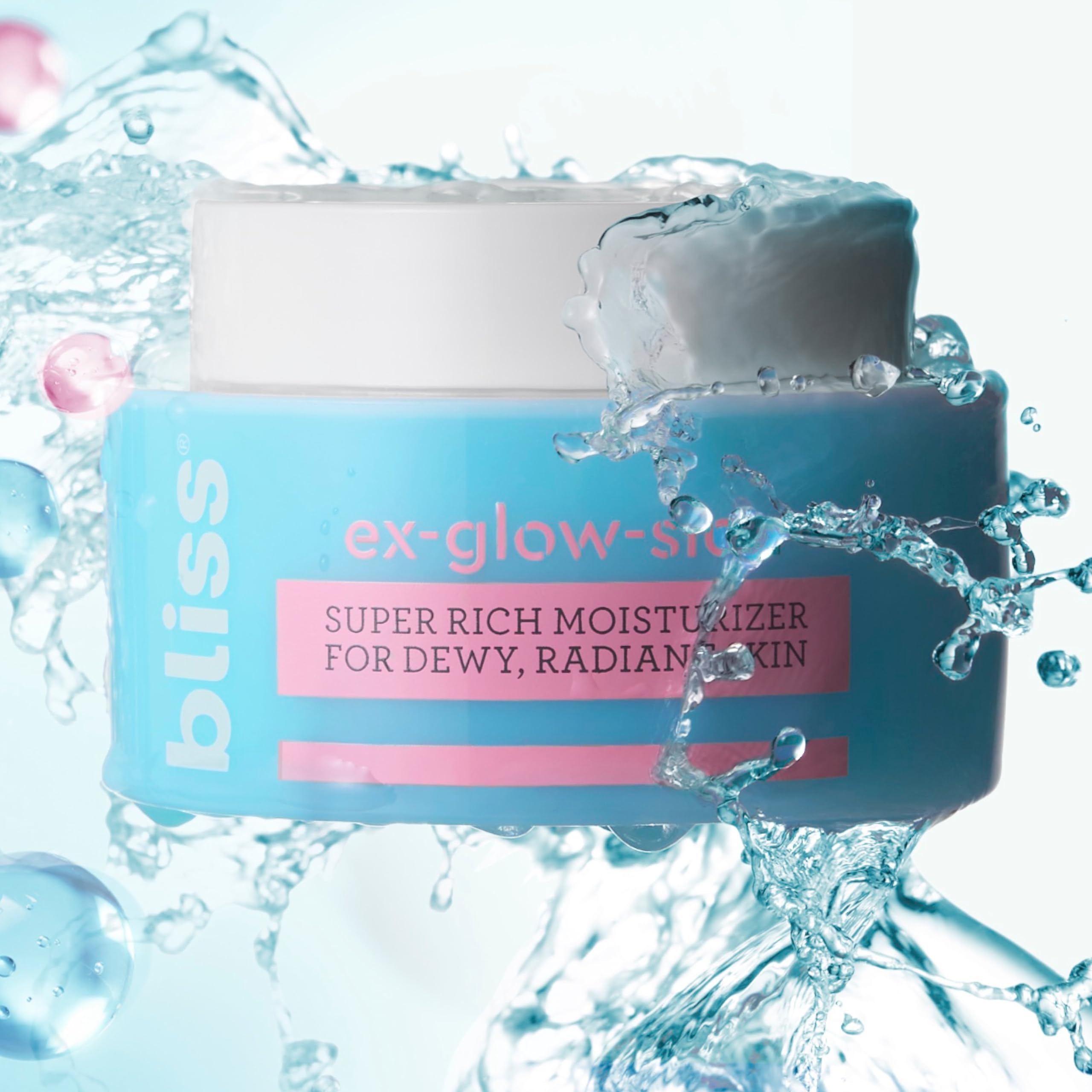 bliss Ex-glow-sion Super Rich Face Moisturizer for Dewy, Radiant Skin | Advanced Shea Butter Nourishes & Hydrates | 100% Vegan and Cruelty-Free | 1.7 fl oz - Image 8