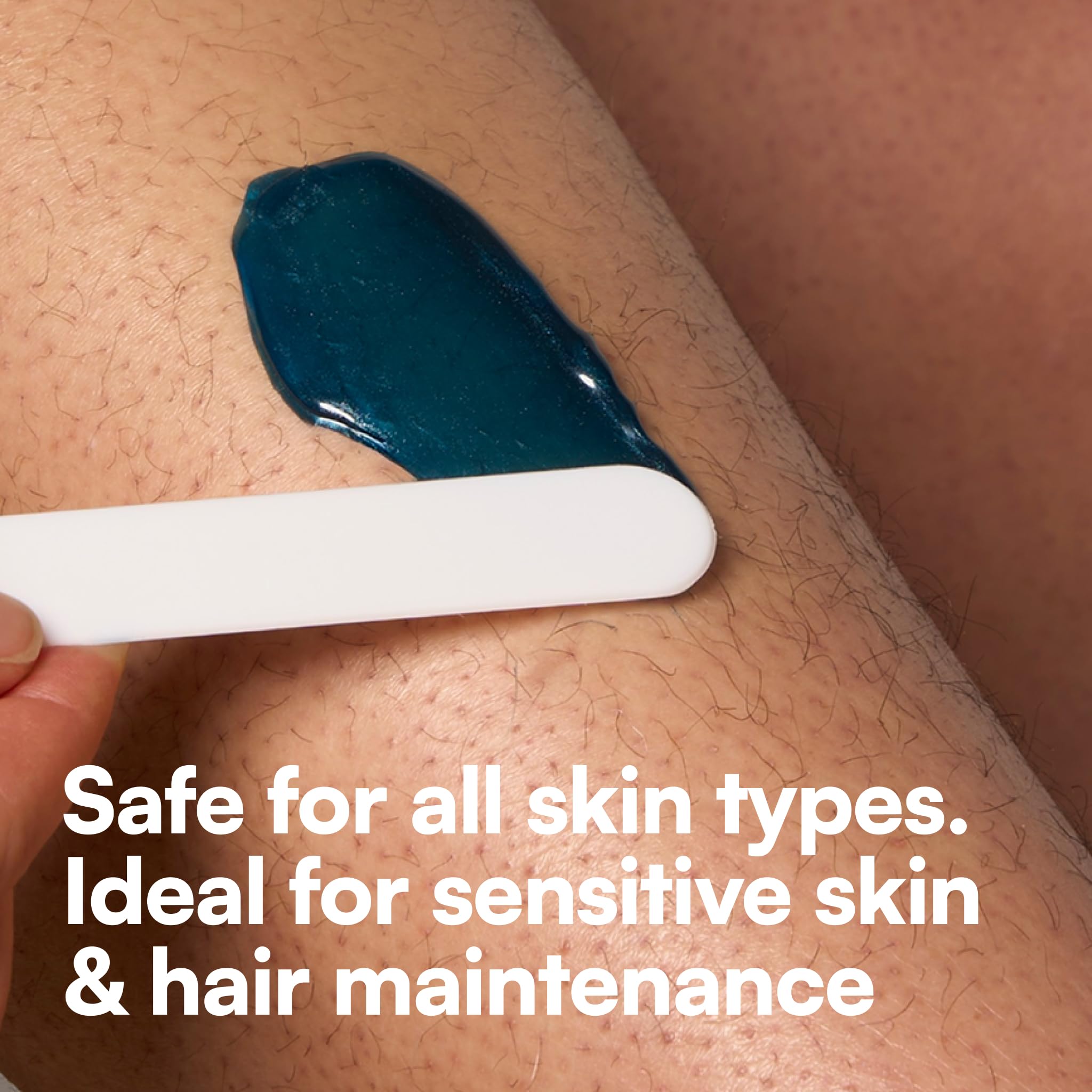 Bliss Poetic Waxing At Home Wax Kit - 5.3 Fl Oz - Microwavable Stripless Wax Hair Removal Kit - Fragrance Free - Safe for All Skin Types - 6 PC Set - Image 8