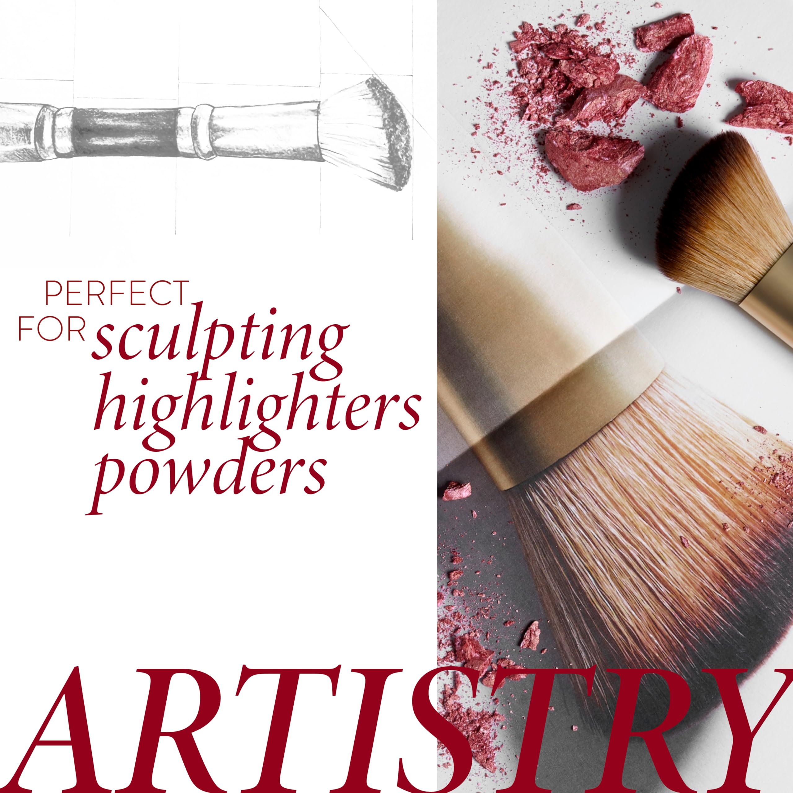 LAURA GELLER Baked Blush-n-Brighten Marbleized Blush + Angled Brush - Ultra-Soft Vegan Bristles - Tropic Hues - Image 8