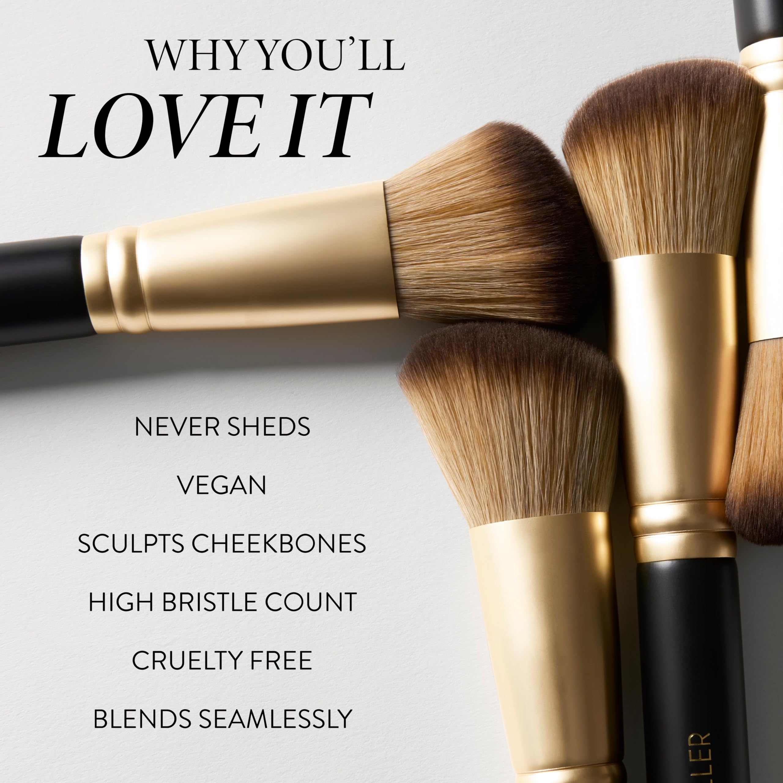 LAURA GELLER Baked Blush-n-Brighten Marbleized Blush + Angled Brush - Ultra-Soft Vegan Bristles - Tropic Hues - Image 6