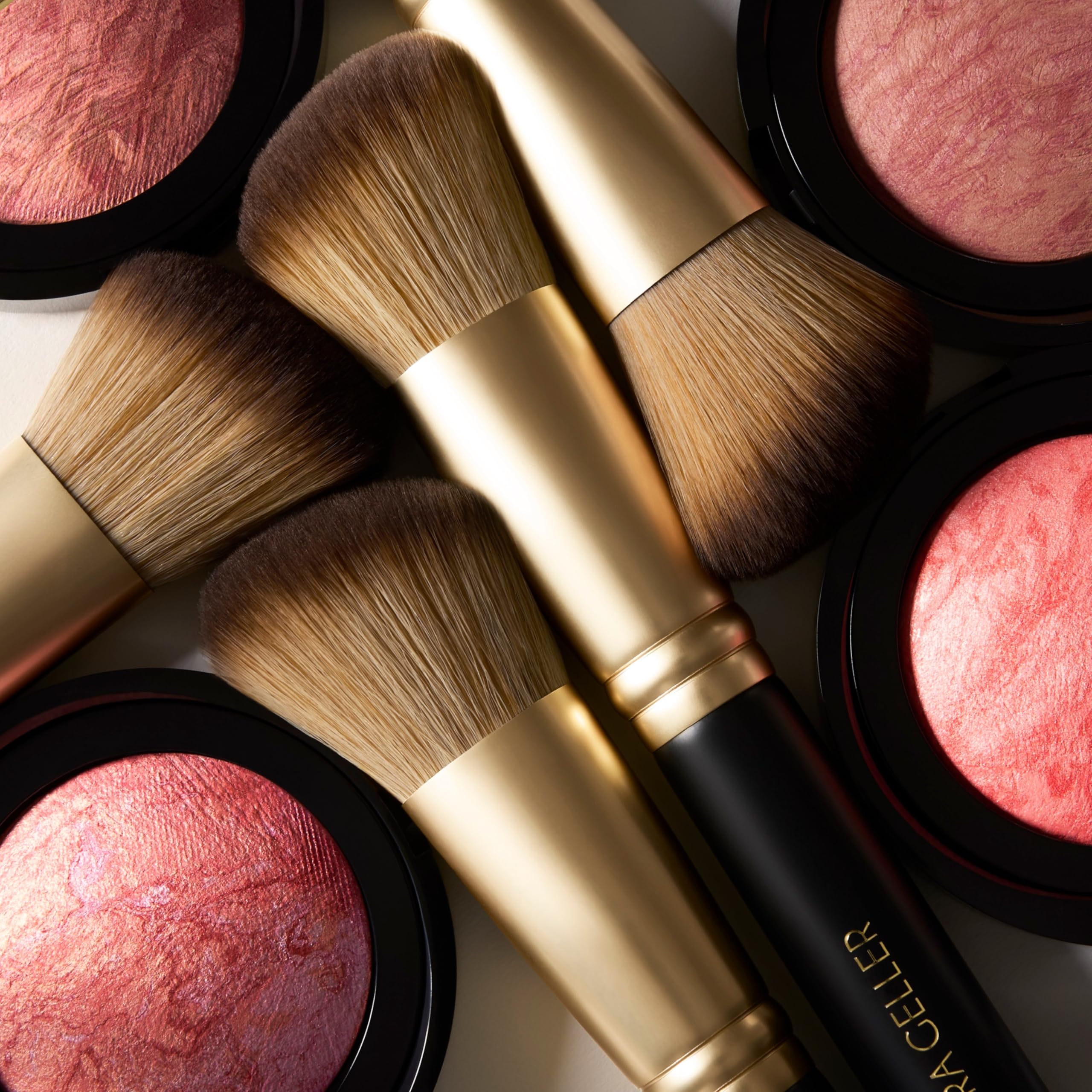 LAURA GELLER Baked Blush-n-Brighten Marbleized Blush + Angled Brush - Ultra-Soft Vegan Bristles - Tropic Hues - Image 7