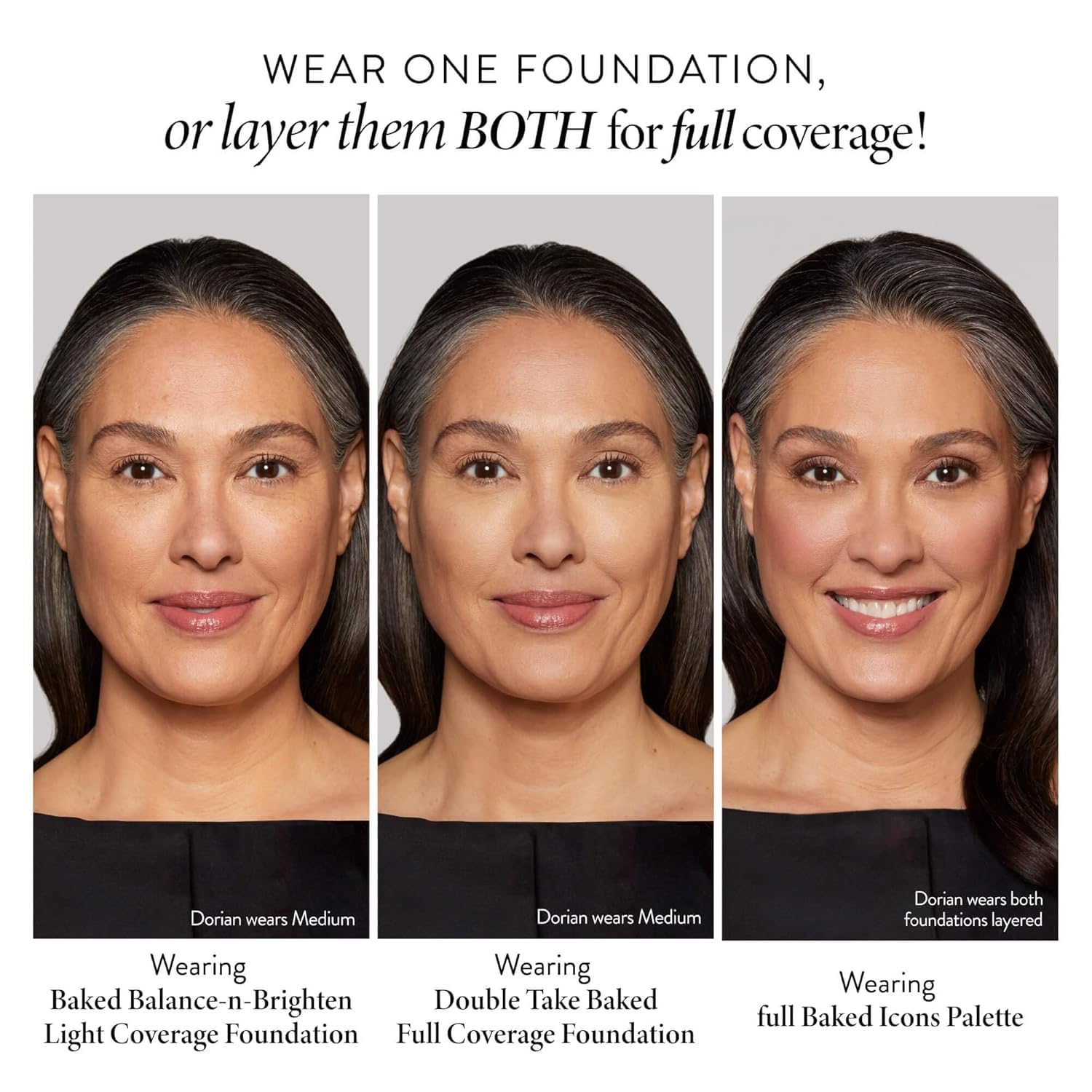 LAURA GELLER Baked Icons Complete Full Face Palette, Fair | All-in-One Makeup Palette with Baked Foundations, Blush, Bronzer, Highlighter, Eyeshadows | Coverage for Mature Skin | Travel-Friendly - Image 4