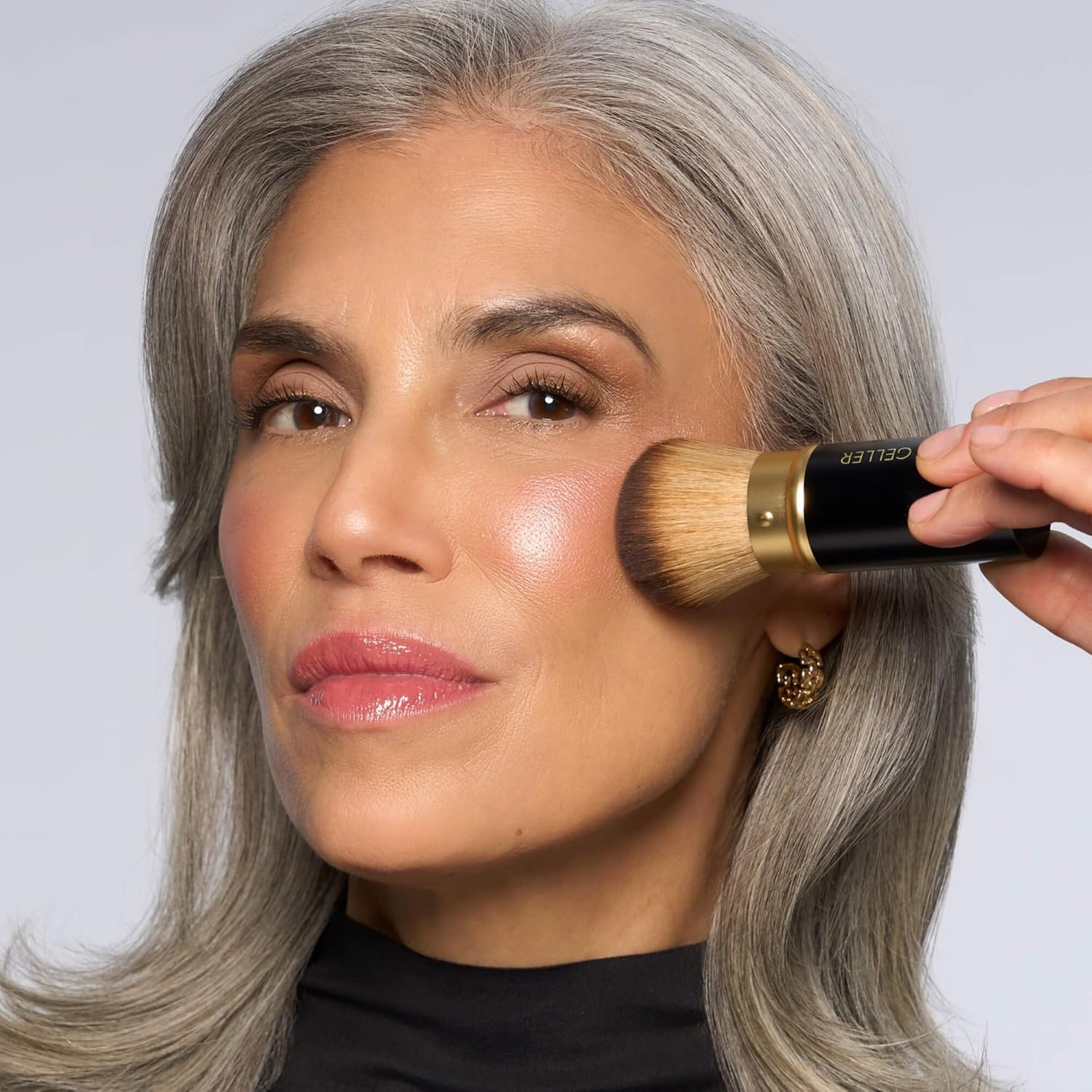 LAURA GELLER Baked Icons Complete Full Face Palette, Fair | All-in-One Makeup Palette with Baked Foundations, Blush, Bronzer, Highlighter, Eyeshadows | Coverage for Mature Skin | Travel-Friendly - Image 7