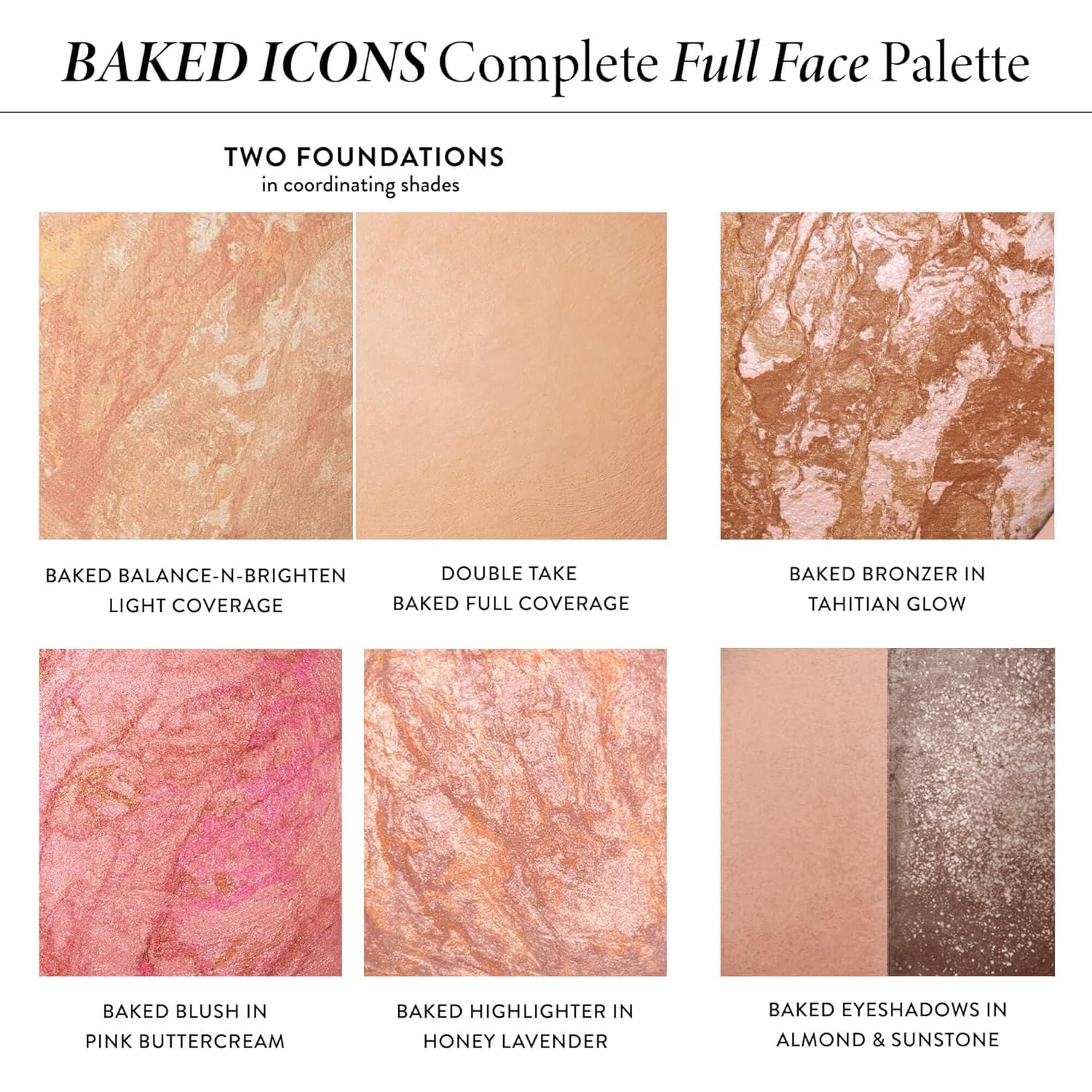 LAURA GELLER Baked Icons Complete Full Face Palette, Fair | All-in-One Makeup Palette with Baked Foundations, Blush, Bronzer, Highlighter, Eyeshadows | Coverage for Mature Skin | Travel-Friendly - Image 8