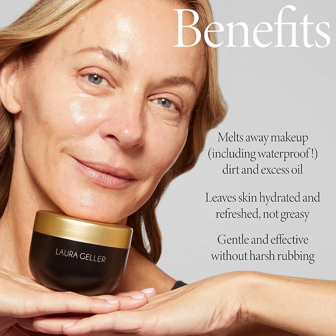 LAURA GELLER Cold Cream Cleanser + Balance-n-Brighten, Medium + Spackle Hydrate + Airbrush Kabuki Brush - Image 7