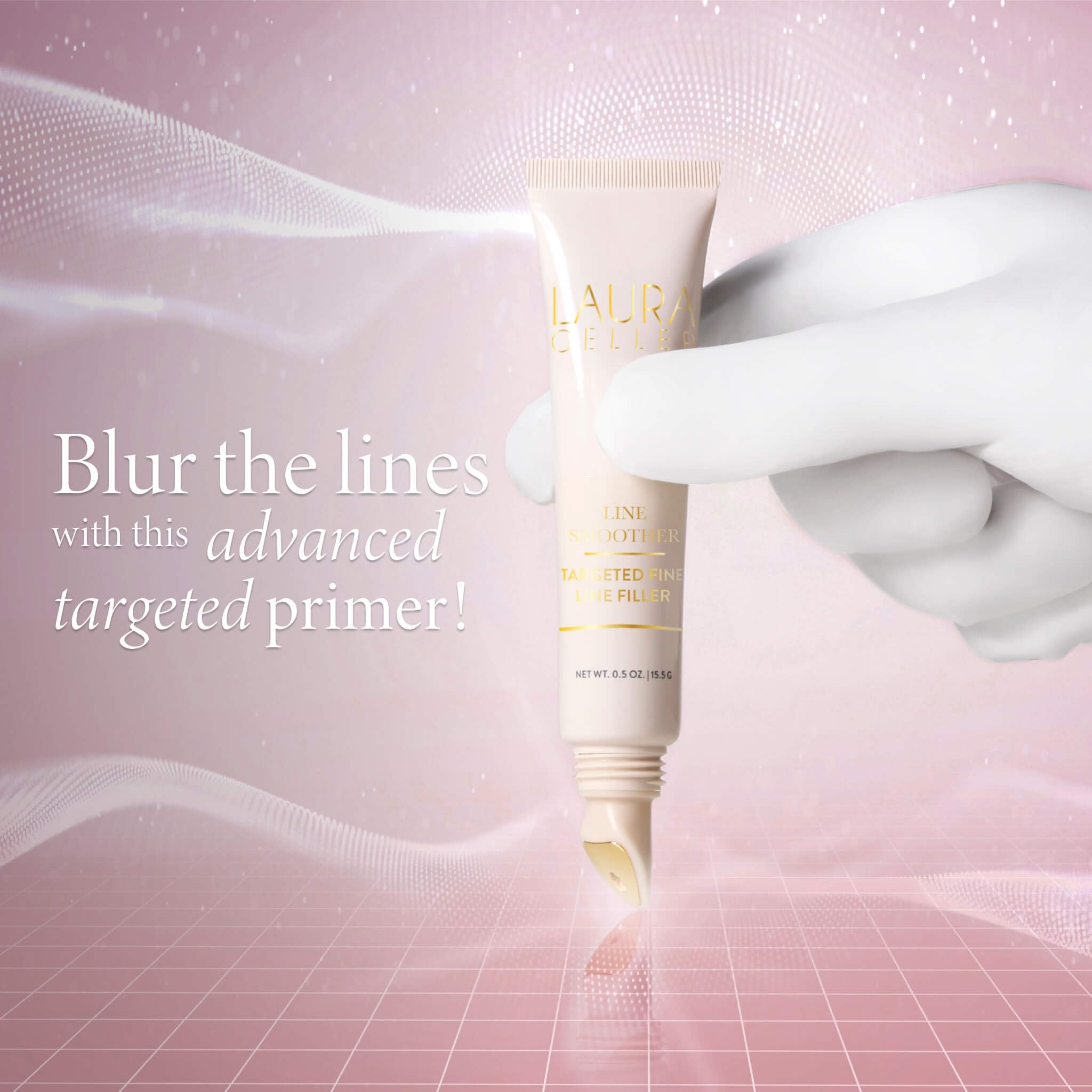 LAURA GELLER Line Smoother Targeted Fine Line Blurring Primer | Wrinkles & Pores, Subtly Tinted, with Vitamin C & Niacinamide for Mature Skin - Image 10