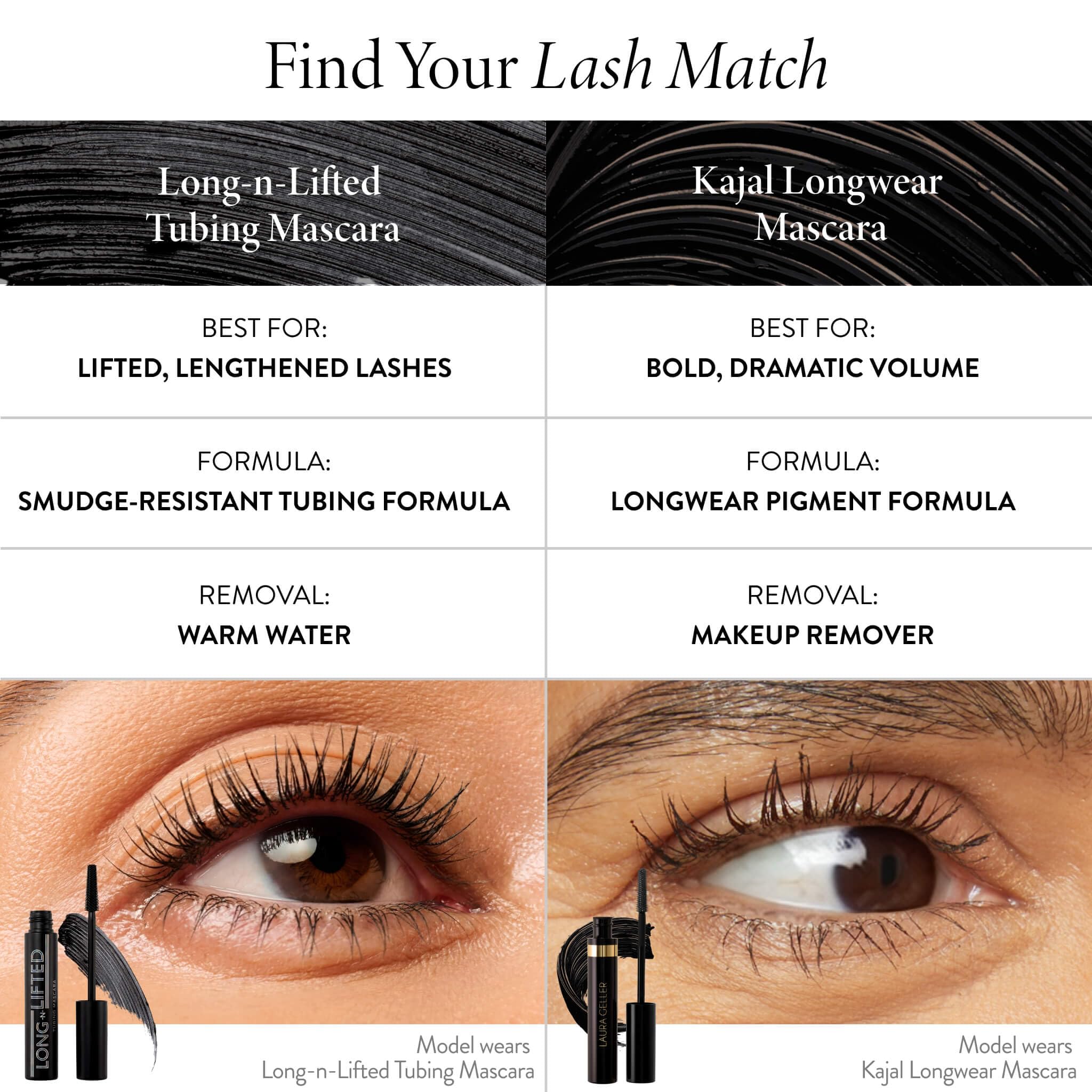 LAURA GELLER Long-n-Lifted Tubing Mascara – Lengthening & Lifting Mascara That Won’t Smudge or Flake – Gentle Tubing Formula Removes with Warm Water – Black - Image 8