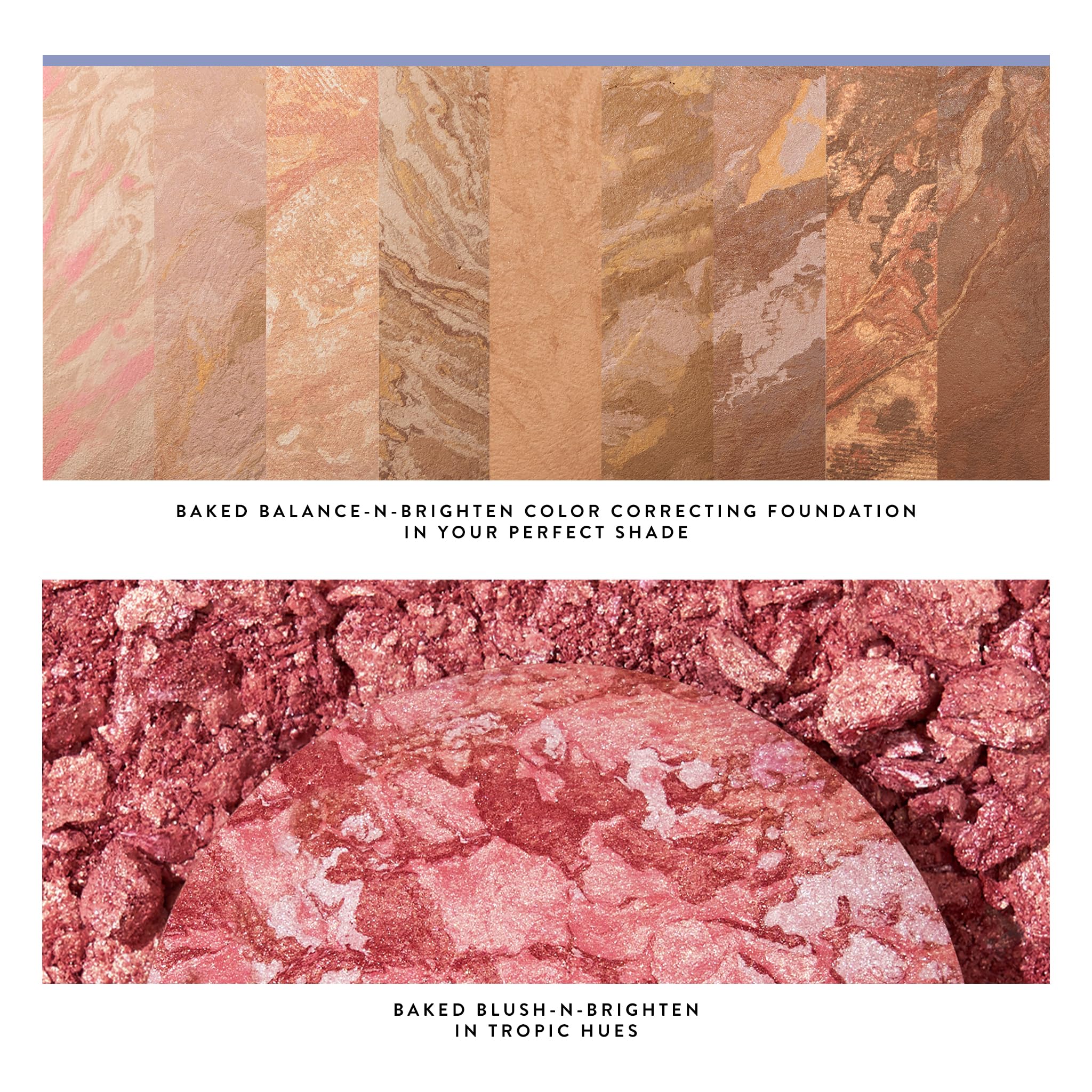 LAURA GELLER NEW YORK 40+ Club Blush-n-Balance 3pc Kit: Baked Balance-N-Brighten Color Correcting Foundation, Tan + Retractable Kabuki Brush + Baked Blush-N-Brighten, Tropic Hues - Image 3