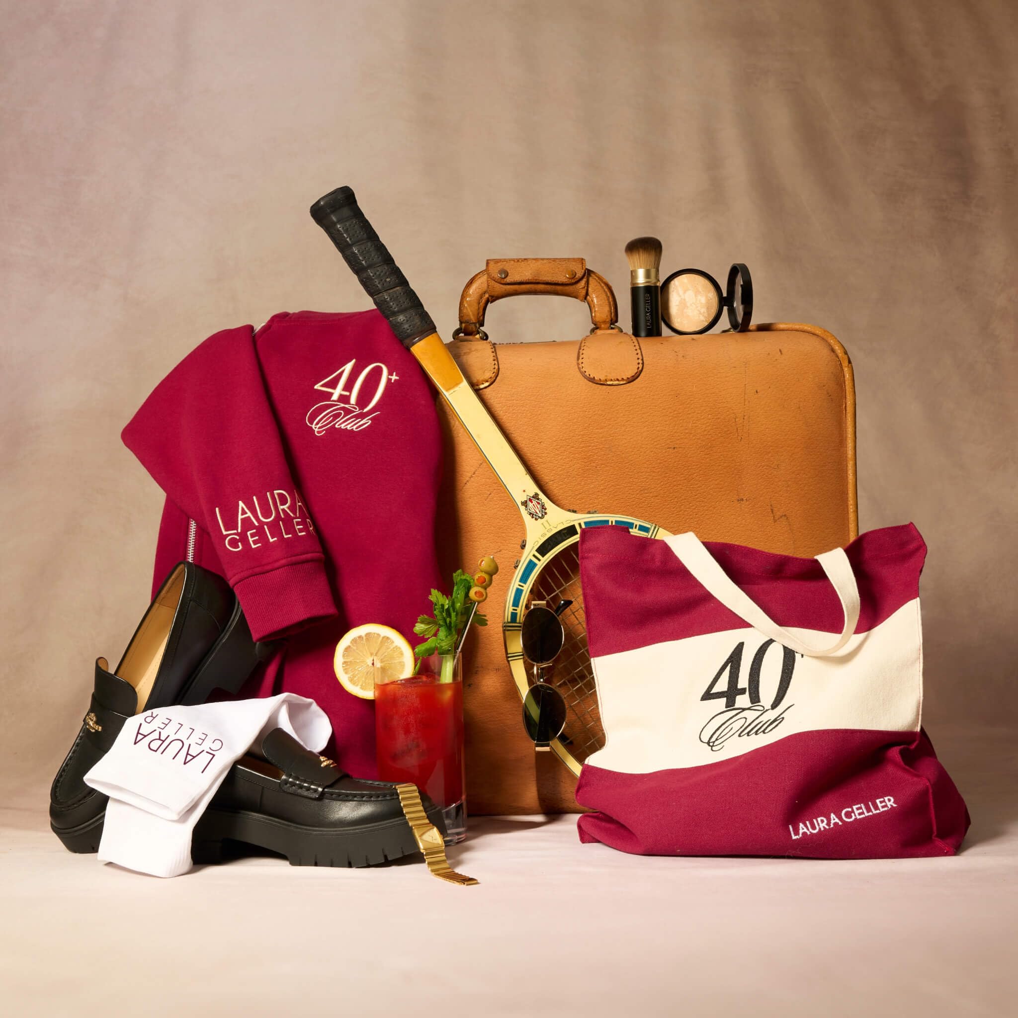 LAURA GELLER NEW YORK 40+ Club Hooded Zip Up Fleece Sweatshirt for Women - Image 5