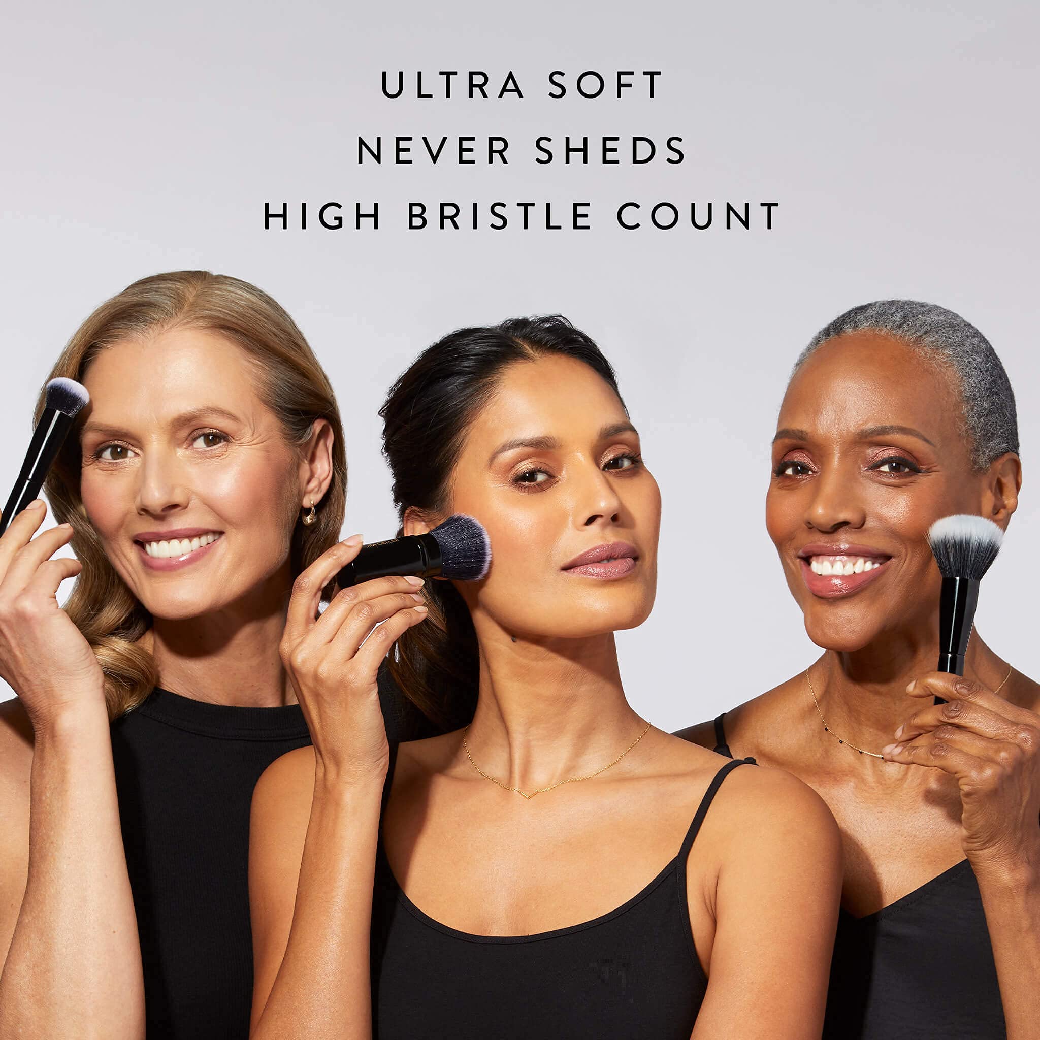 LAURA GELLER NEW YORK Baked Balance-n-Brighten Powder Foundation, Toffee + Retractable Angled Kabuki Brush + Kajal Longwear Length and Volume Black Mascara - Image 5