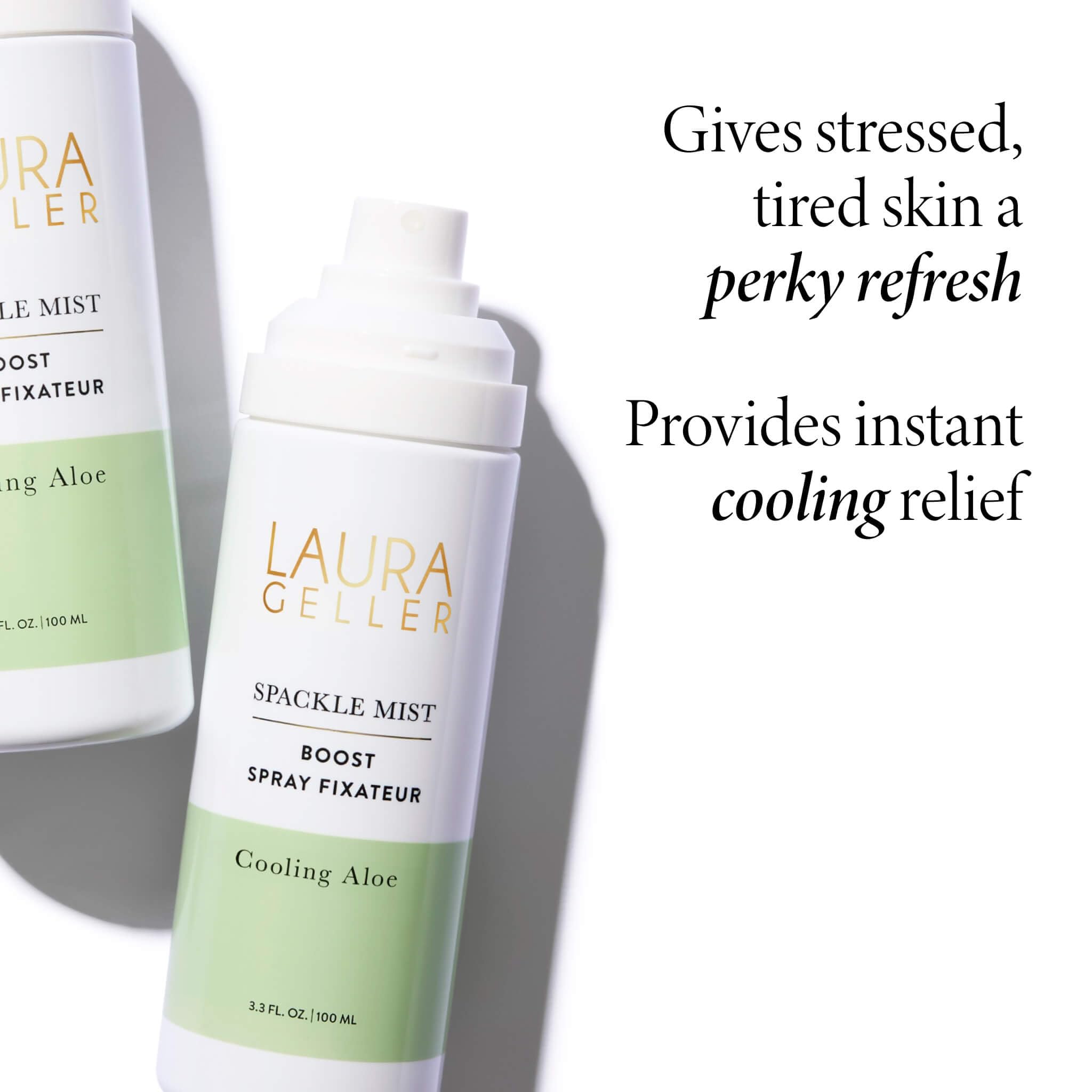 LAURA GELLER NEW YORK Baked Balance-n-Brighten Powder Foundation, Deep + Spackle Mist Boost with Cooling Aloe - Image 9