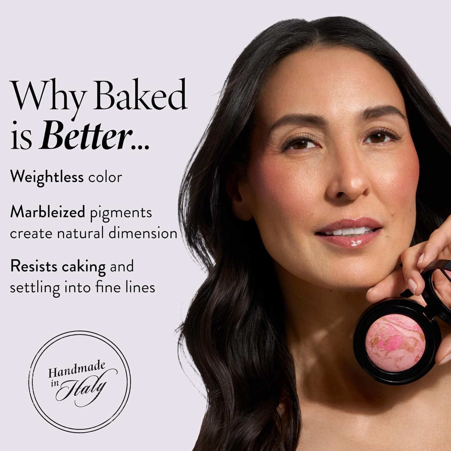 LAURA GELLER NEW YORK Baked Blush-n-Brighten Baked to Go - Pink Buttercream - Travel Size Blush - Image 7