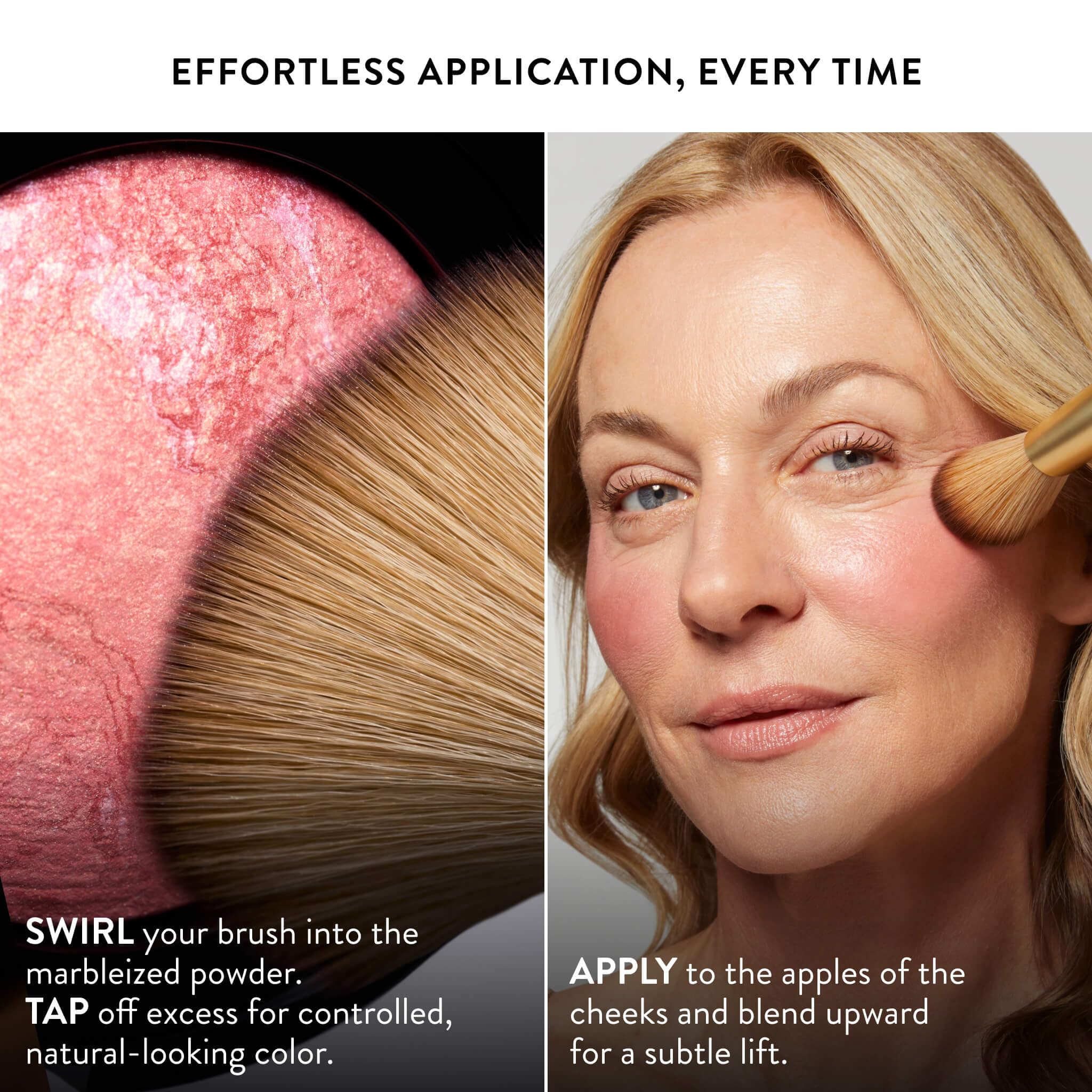 LAURA GELLER NEW YORK Baked Blush-n-Brighten Marbleized Blush for Cheeks - Pink Buttercream - Natural Finish - Buildable Color - Image 8