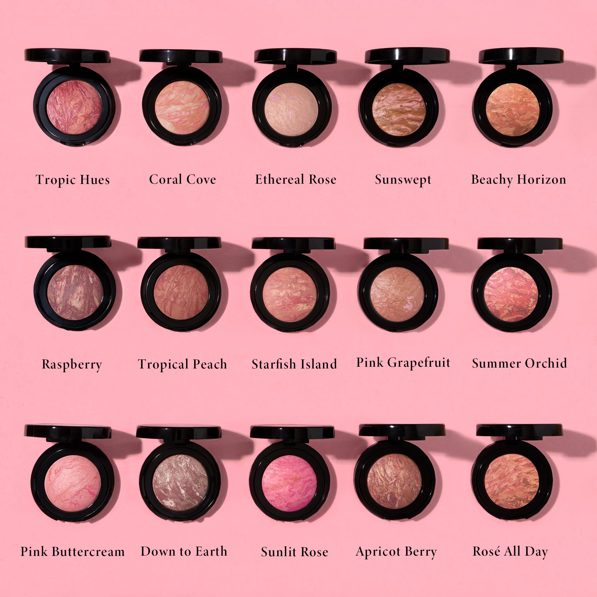 LAURA GELLER NEW YORK Baked Blush-n-Brighten Marbleized Blush + Angled Brush, Apricot Berry - Image 7