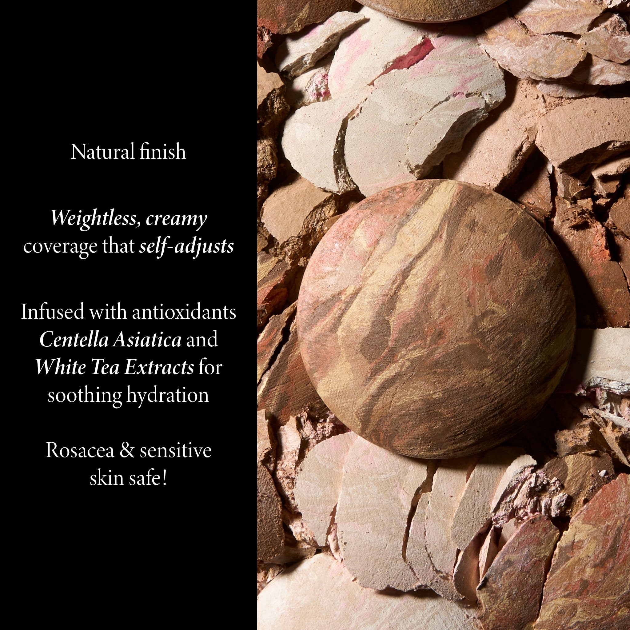 Baked Starter Kit: Baked Balance-n-Brighten Powder Foundation, Porcelain + Best of the Best Palette Blush Bronzer Highlighter Eyeshadow + Retractable Kabuki Brush - Image 3