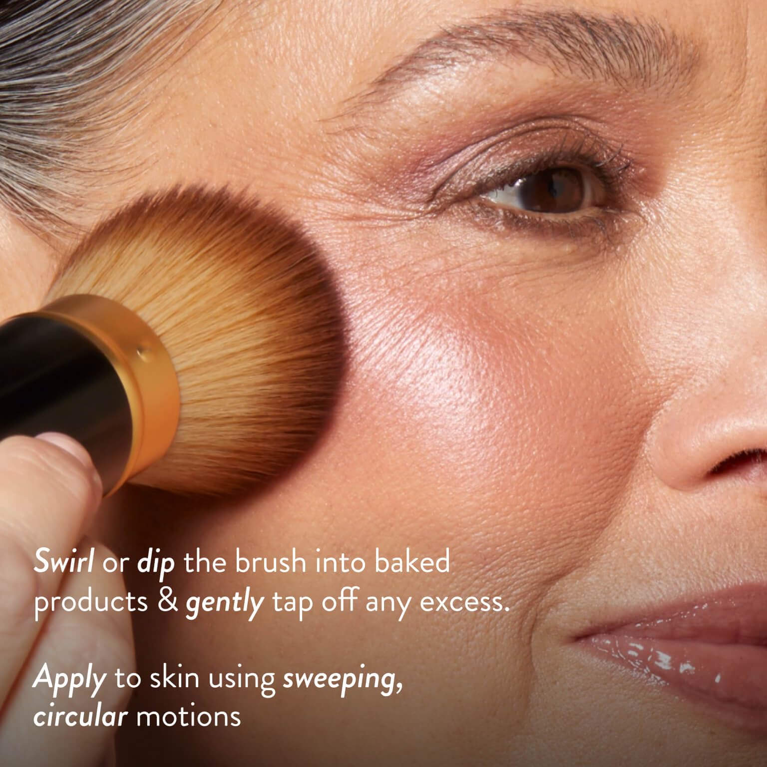 LAURA GELLER NEW YORK Baked Starter Kit: Porcelain - Best of the Best Full Face Palette + Baked Balance-n-Brighten Powder Foundation + Retractable Angled Kabuki Brush Set - Image 9