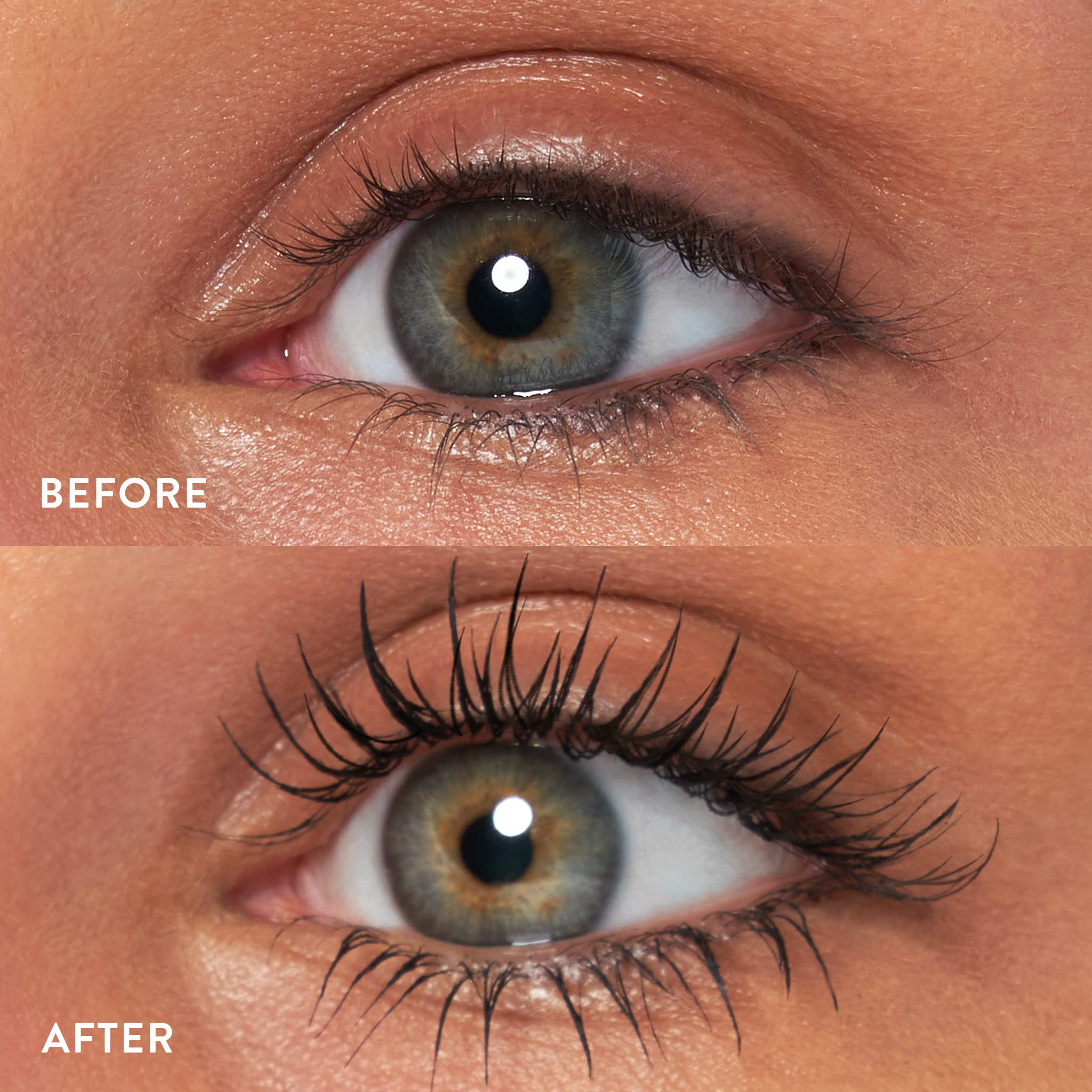 LAURA GELLER NEW YORK Baked Balance-n-Brighten Powder Foundation, Toffee + Retractable Angled Kabuki Brush + Kajal Longwear Length and Volume Black Mascara - Image 7