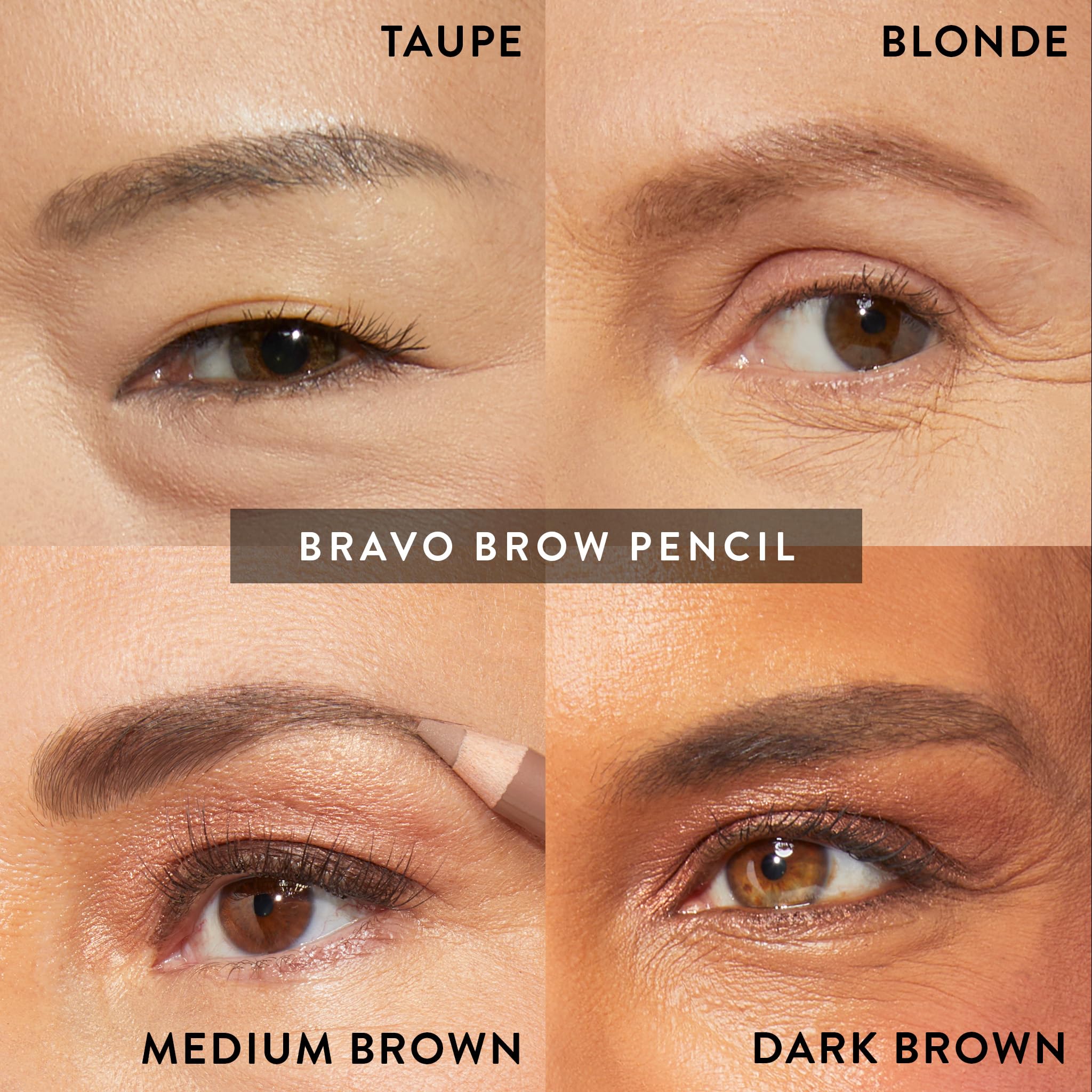 LAURA GELLER NEW YORK Bravo Brows Soft Pencil and Brush, Medium Brown and Cosmetic Pencil Sharpener - Image 3