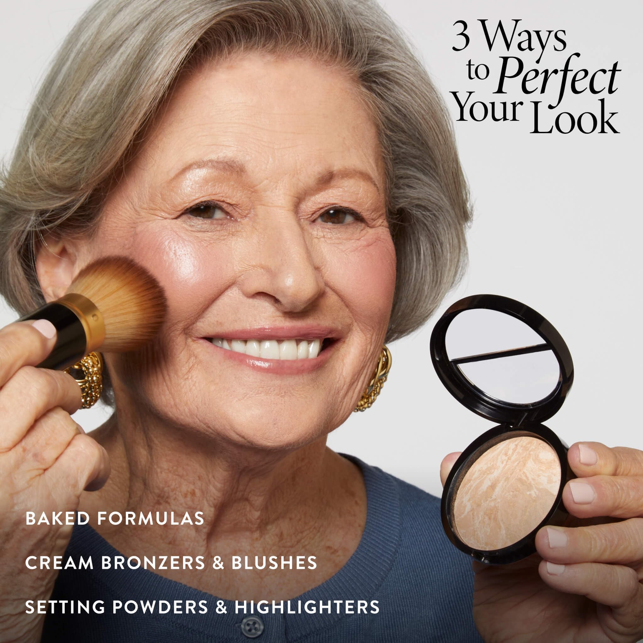 LAURA GELLER NEW YORK Cosmetic Professional Makeup Brushes - Cruelty-Free 02 Retractable Angled Kabuki Brush - Image 3