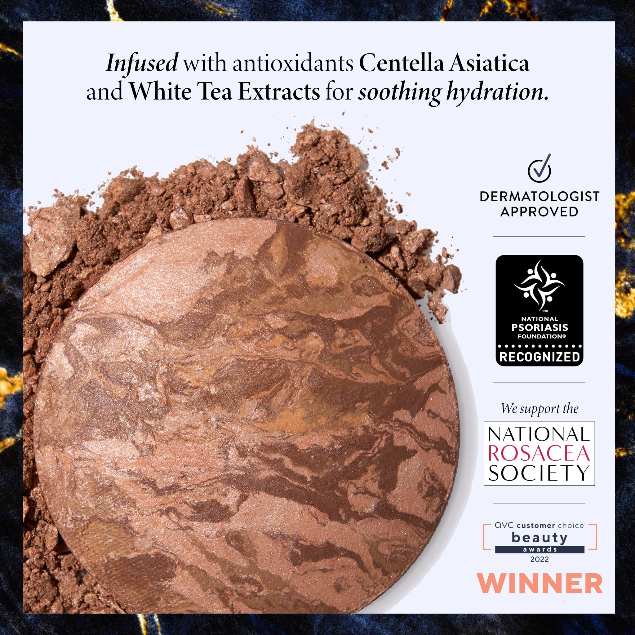 LAURA GELLER NEW YORK Baked Balance-n-Brighten Powder Foundation - Deep + Spackle Super-Size Makeup Primer with Hyaluronic Acid, Original - Image 4