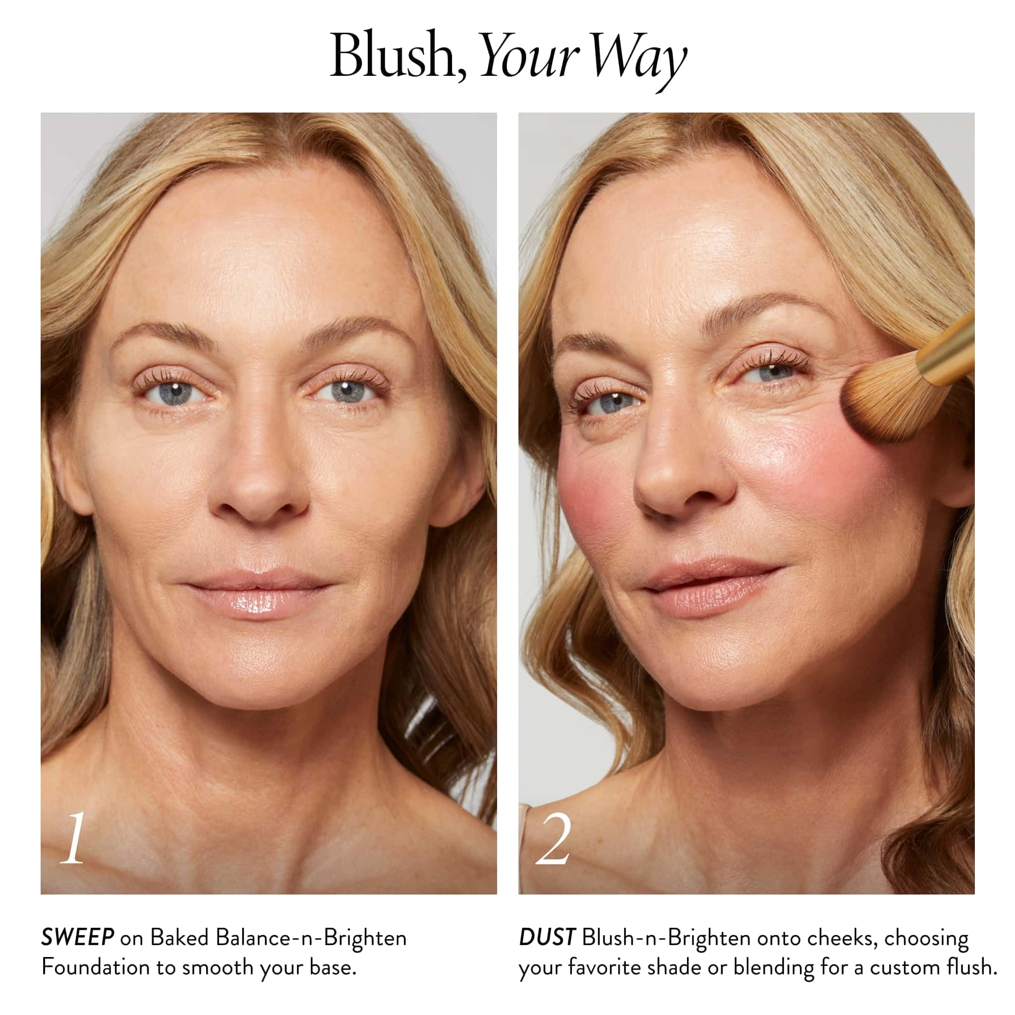 LAURA GELLER NEW YORK Geller's Greatest Blush Crush Baked Blush Trio - Sunswept, Pink Buttercream, Tropic Hues - Blush-n-Brighten Marbleized Blush Palette - All Skin Tones - Image 4