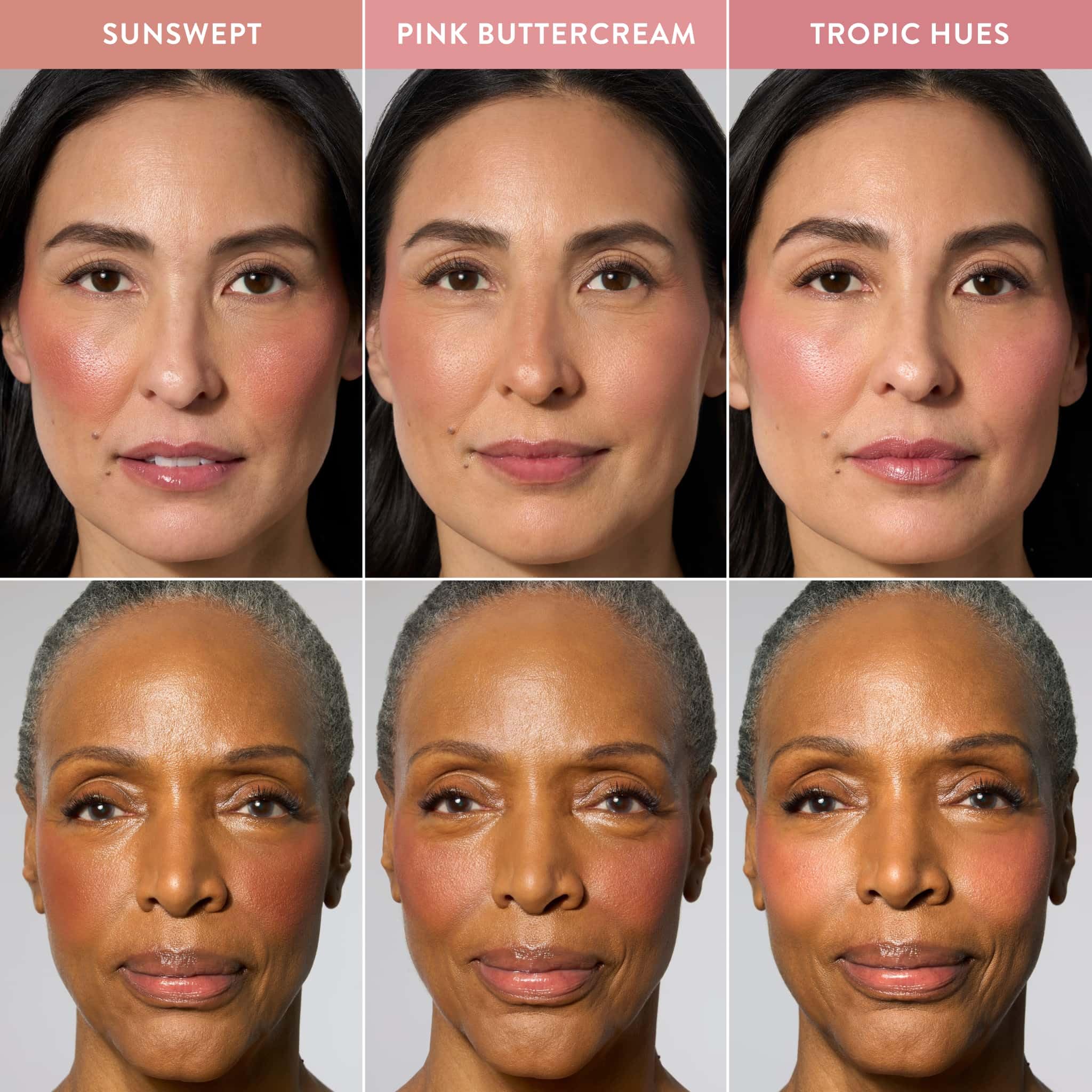 LAURA GELLER NEW YORK Geller's Greatest Blush Crush Baked Blush Trio - Sunswept, Pink Buttercream, Tropic Hues - Blush-n-Brighten Marbleized Blush Palette - All Skin Tones - Image 7