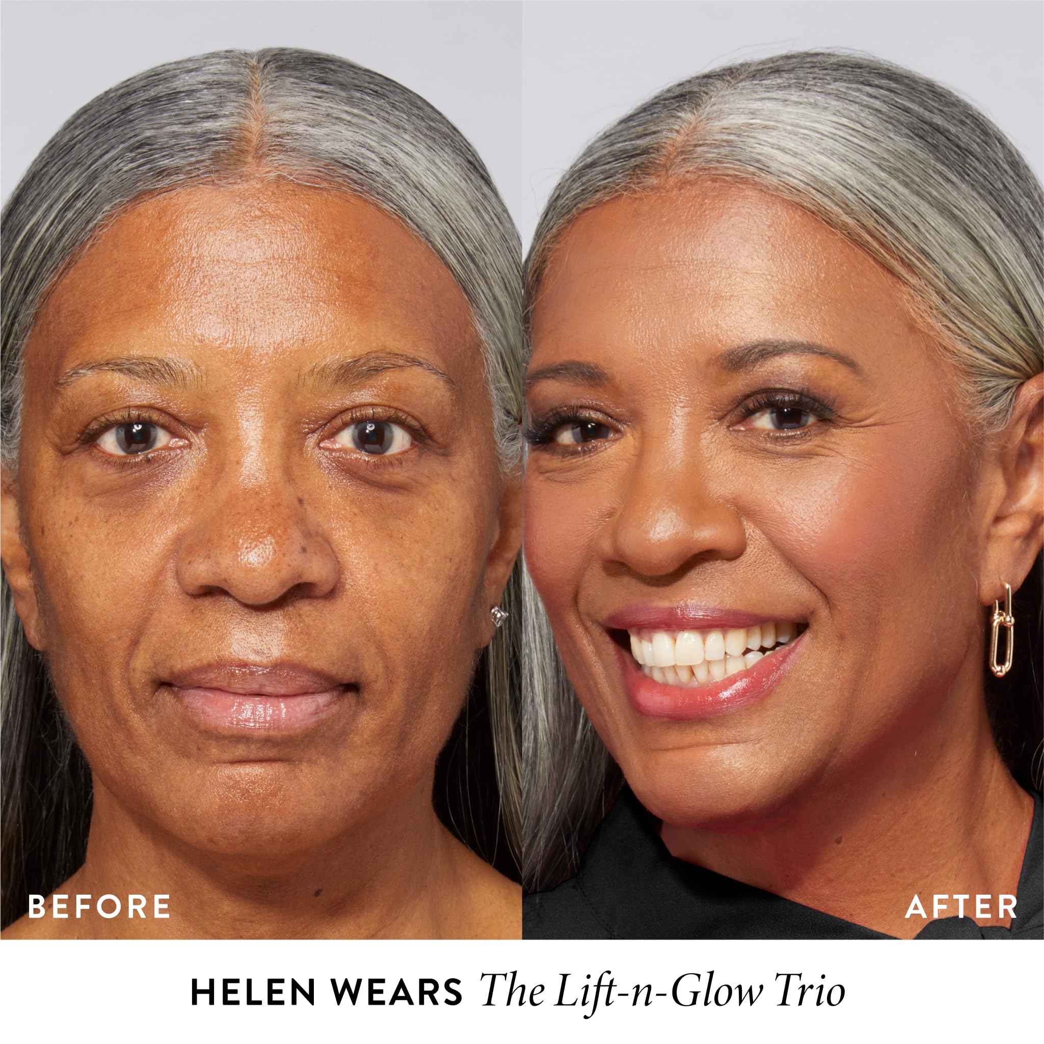 LAURA GELLER NEW YORK Geller's Greatest Lift-n-Glow Palette - Tahitian Glow, Pink Grapefruit, Toasted Coconut + Angled Blush Brush - Image 7