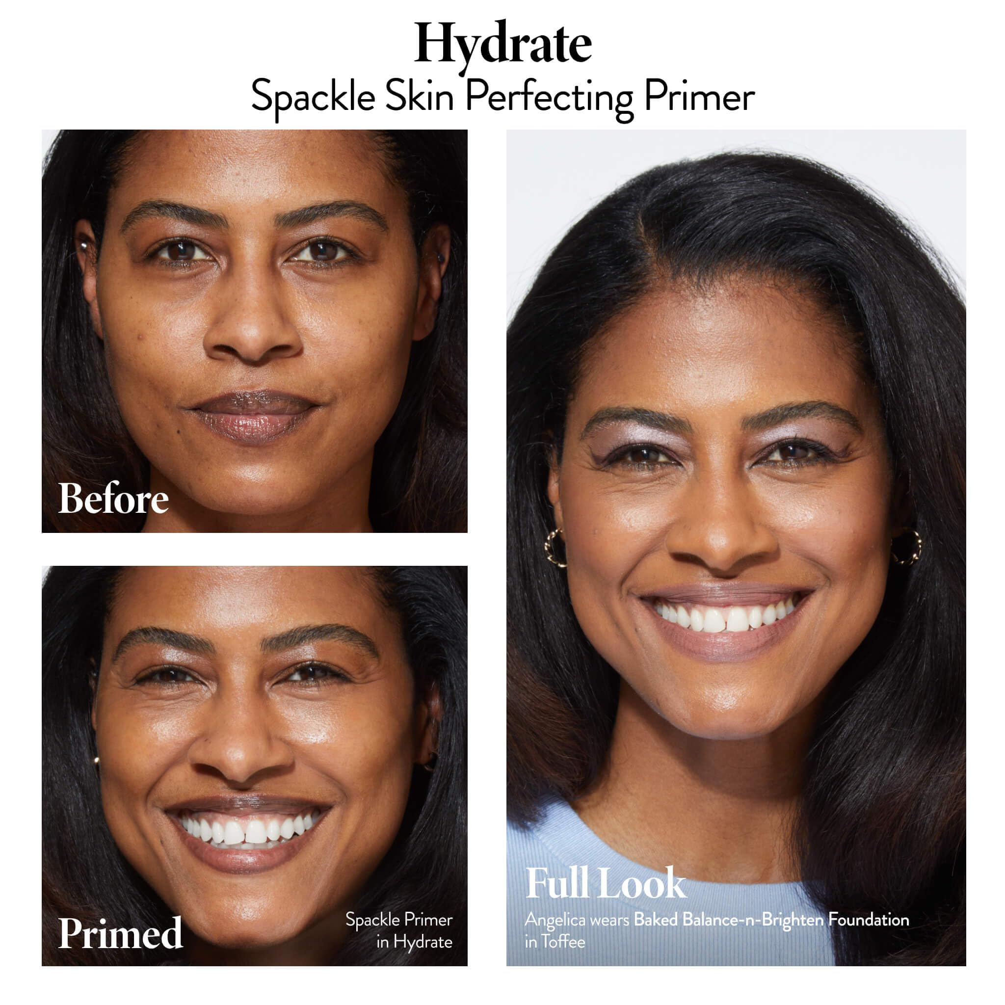 LAURA GELLER NEW YORK Hydration Heroes Kit: Spackle Primer, Hydrate + Jelly Balm Tinted Lip Balm, In the Buff + Serum Blush Cheek Tint (Just Peachy Lip Balm + Poppy Peach Blush) - Image 7