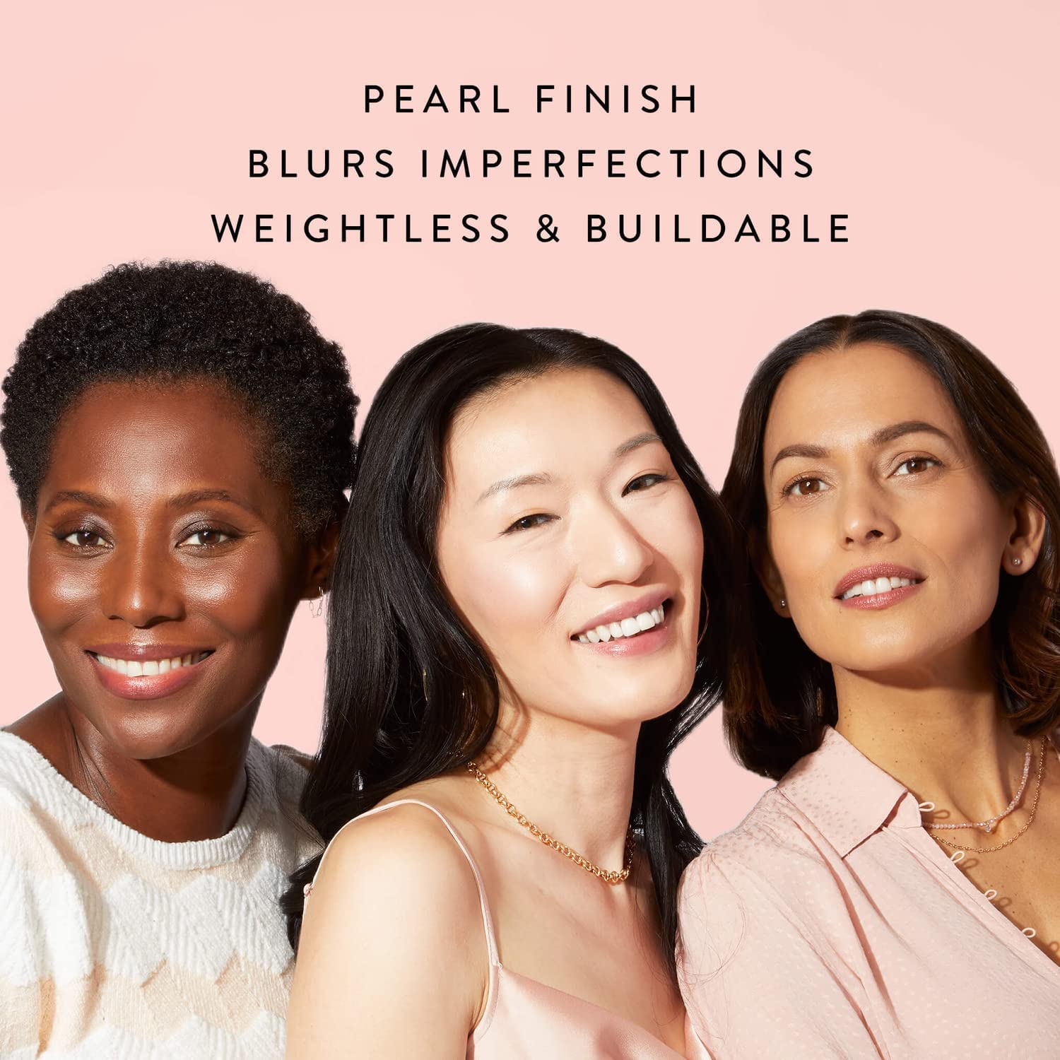 LAURA GELLER NEW YORK Baked Balance-N-Glow Illuminating Color Correcting Foundation - Porcelain - Retractable Airbrush Kabuki Brush (2 PC) - Image 4