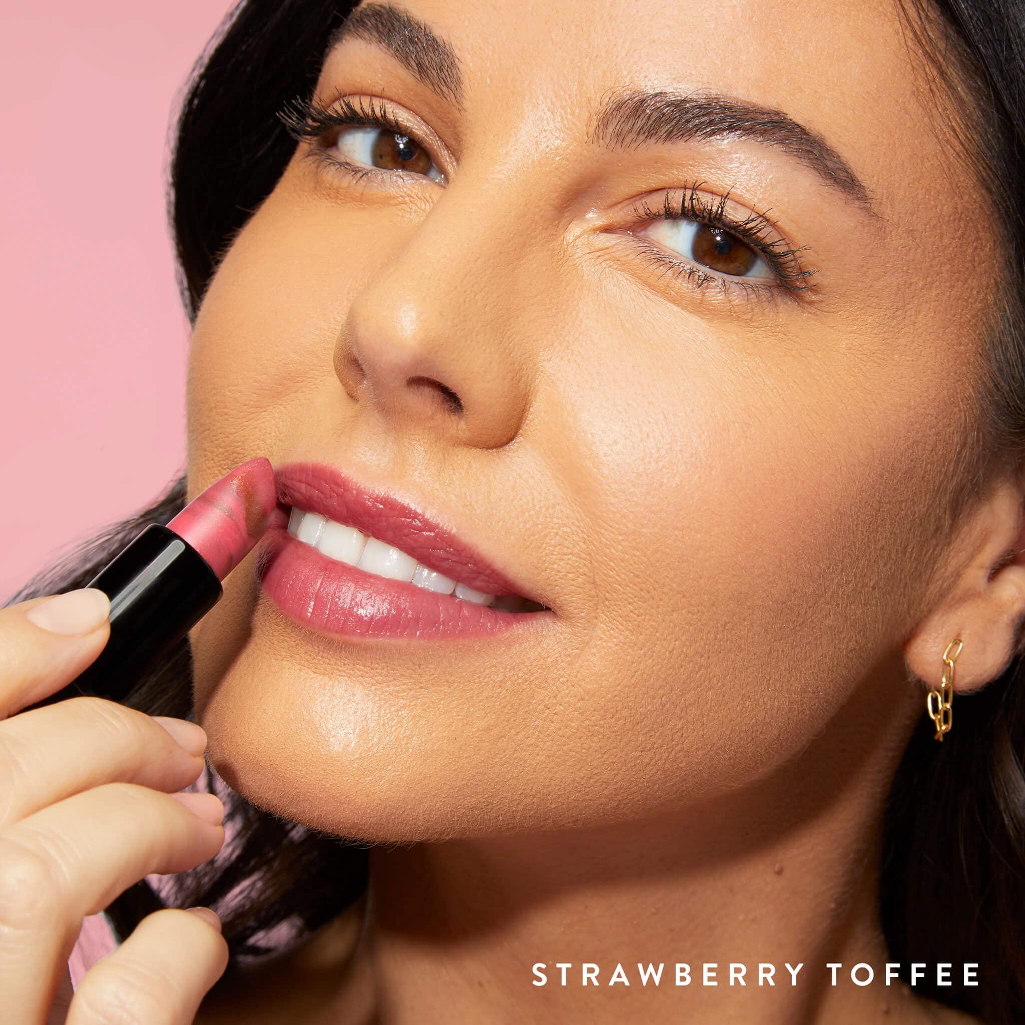 LAURA GELLER NEW YORK Italian Marble Sheer Lipstick, Strawberry Toffee + Modern Classic Invisible Color Locking Lip Liner, Clear - Image 4