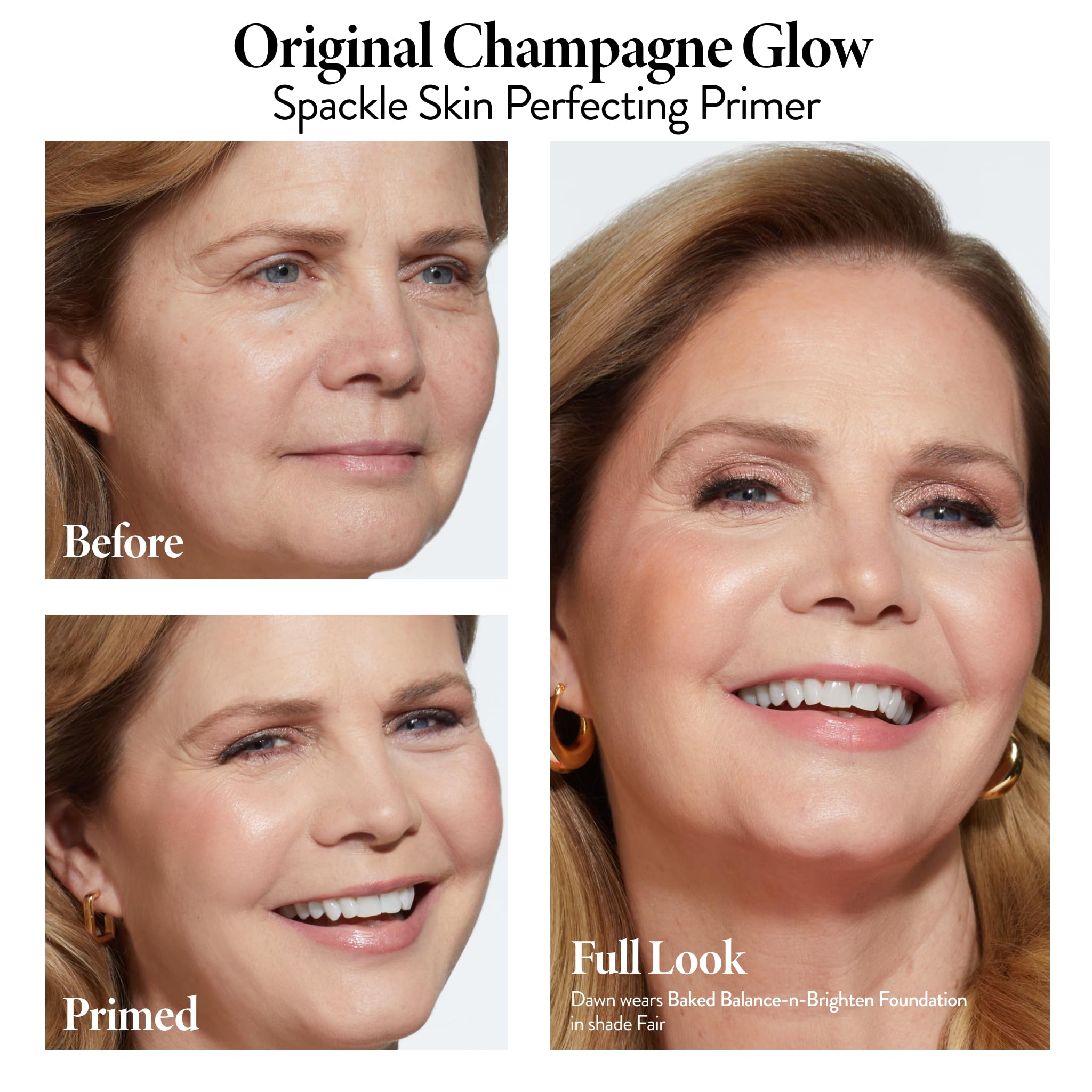 LAURA GELLER NEW YORK Ready-n-Radiant Kit (3 PC) - Baked Bronze-n-Brighten, Fair + Spackle Super-Size Skin Perfecting Primer, Champagne Glow + Retractable Angled Kabuki Brush - Image 8