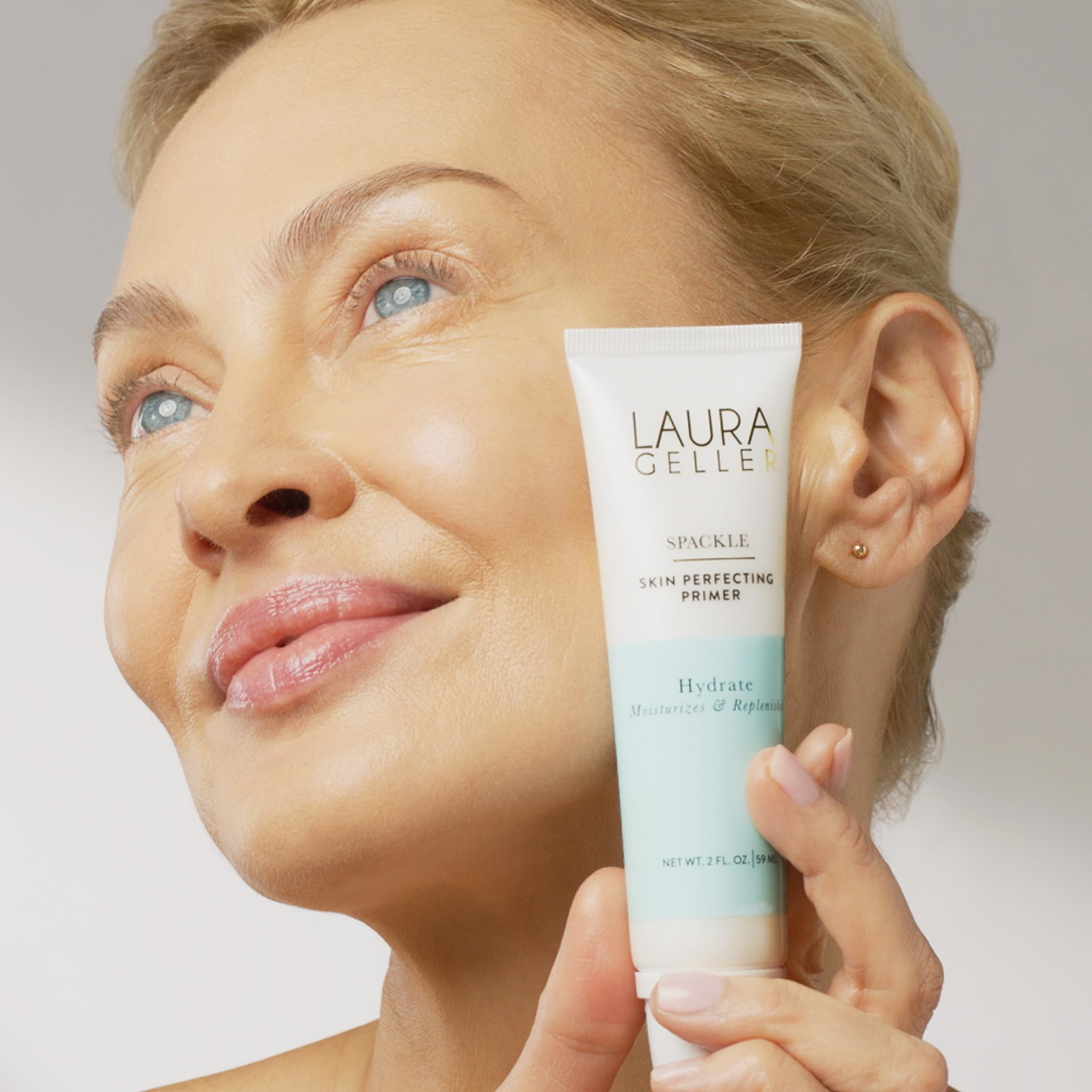 LAURA GELLER NEW YORK Spackle Duo: Spackle Super-Size Skin Perfecting Makeup Primer - Hydrate + Champagne Glow - Image 5