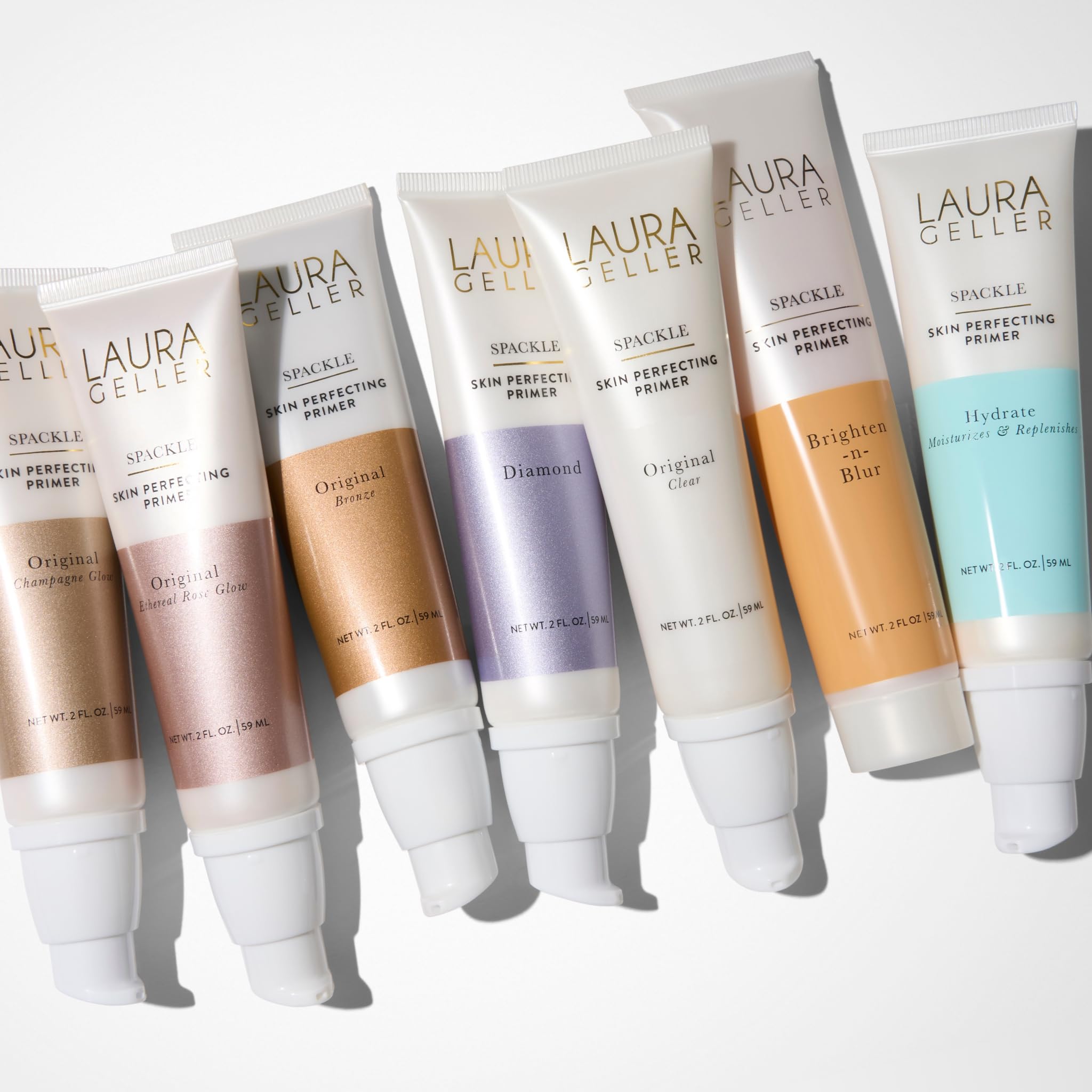 LAURA GELLER NEW YORK Spackle Duo: Spackle Super-Size Skin Perfecting Makeup Primer - Hydrate + Champagne Glow - Image 6